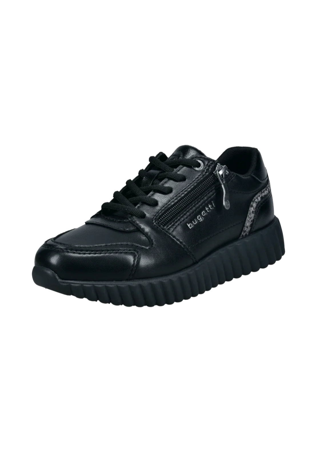 Bagatt Carini Sneaker - Black/animal Print 3 Shaws Department Stores