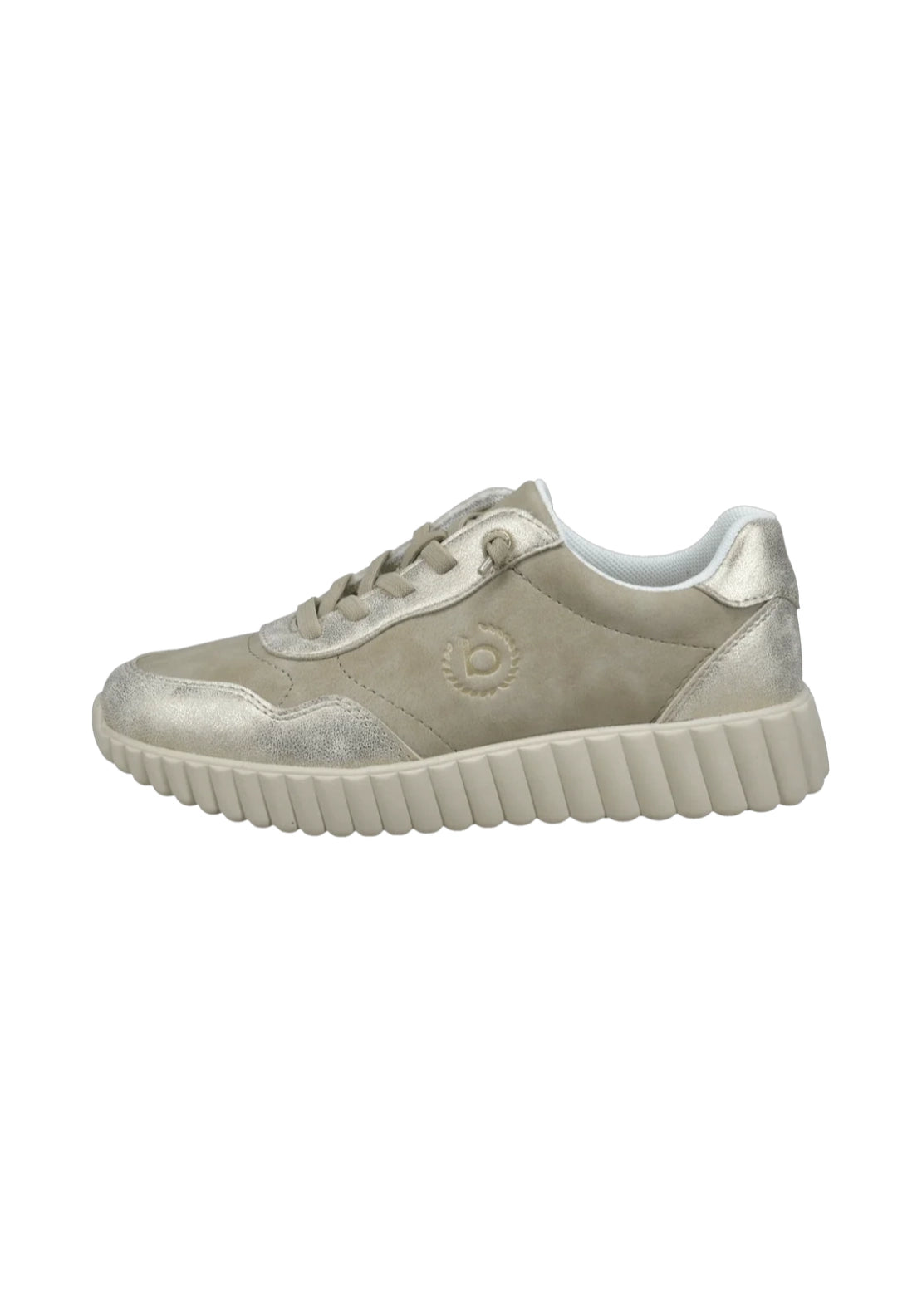 Bagatt Carini Sneaker - Sand/metalics 1 Shaws Department Stores