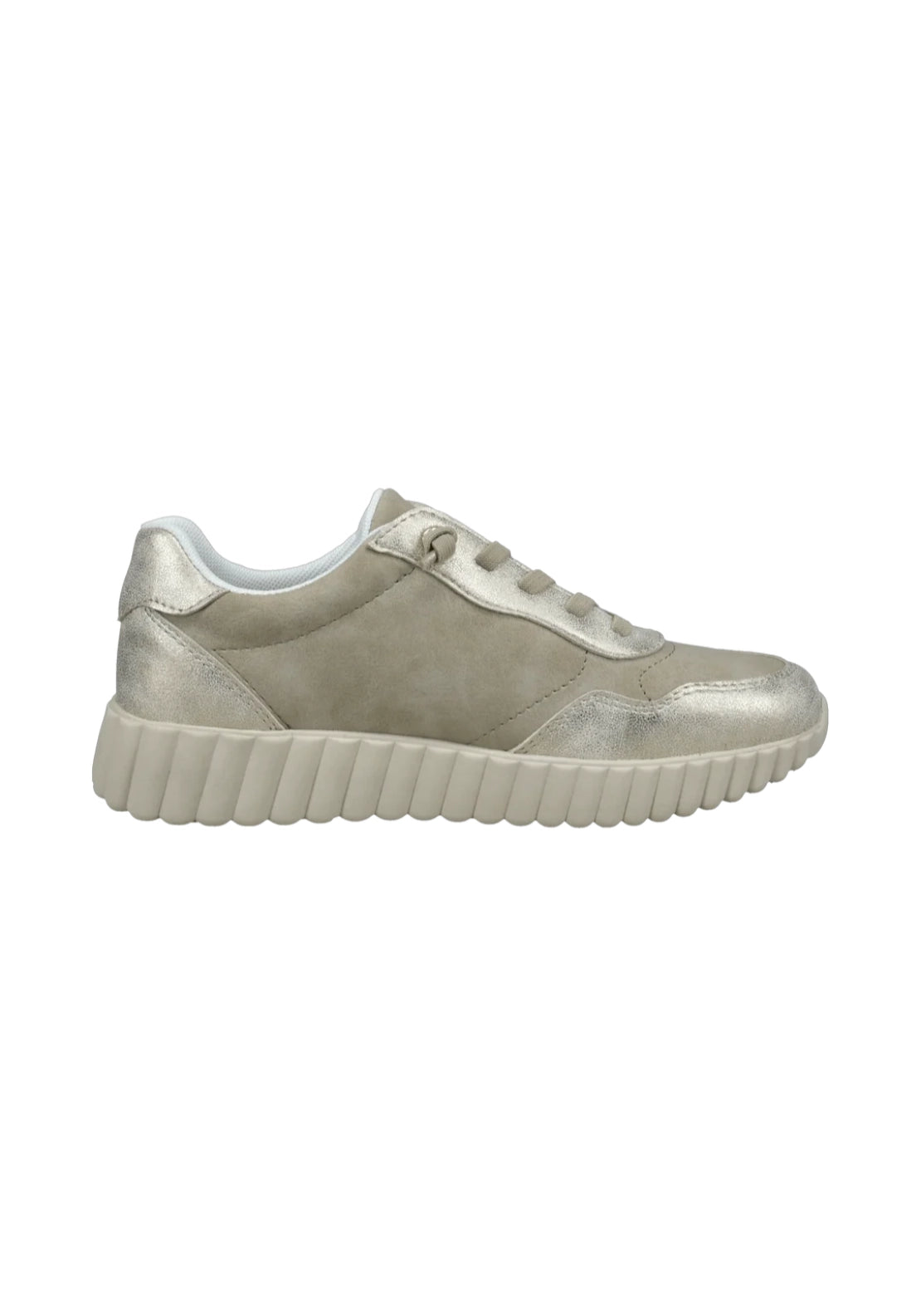 Bagatt Carini Sneaker - Sand/metalics 2 Shaws Department Stores