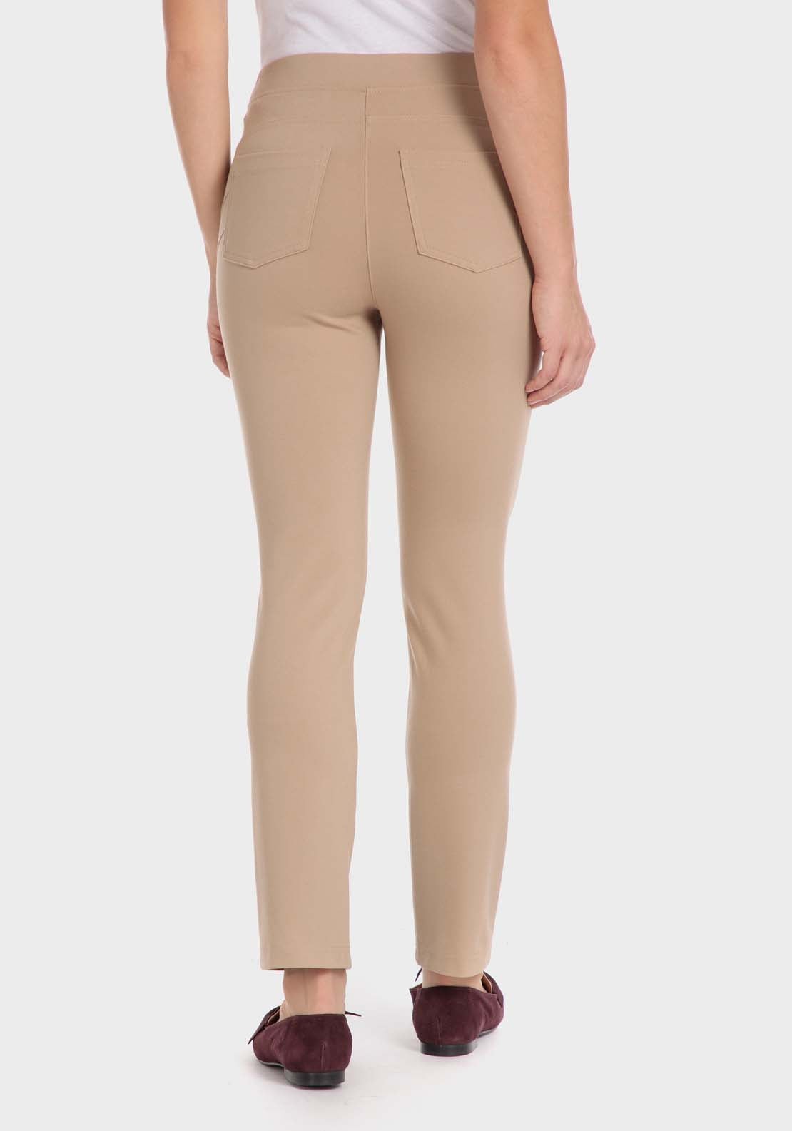 Punt Roma Push Up Trousers - Beige / Sand 2 Shaws Department Stores