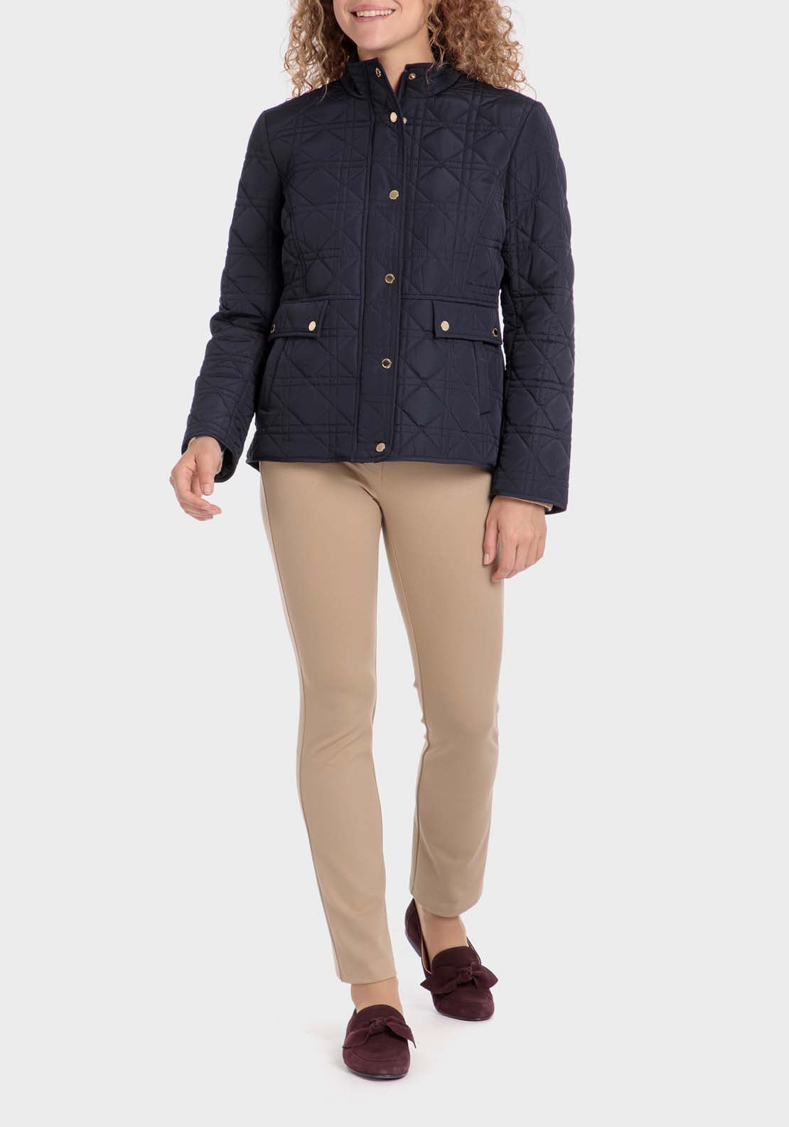 Punt Roma Push Up Trousers - Beige / Sand 3 Shaws Department Stores