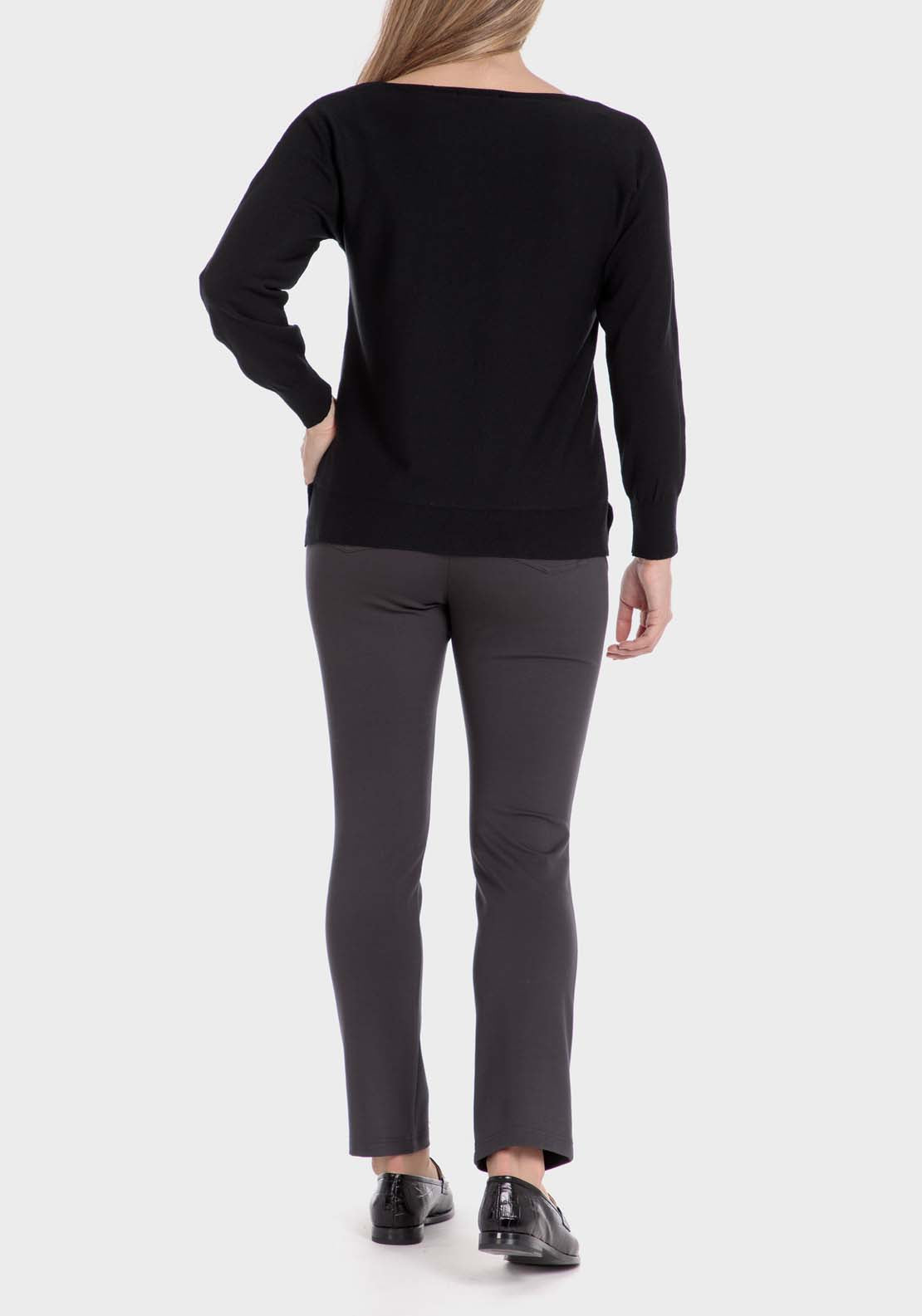 Punt Roma Push Up Trousers - Green 2 Shaws Department Stores