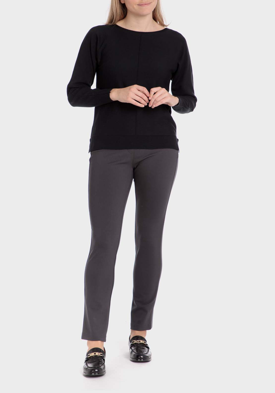 Punt Roma Push Up Trousers - Green 3 Shaws Department Stores