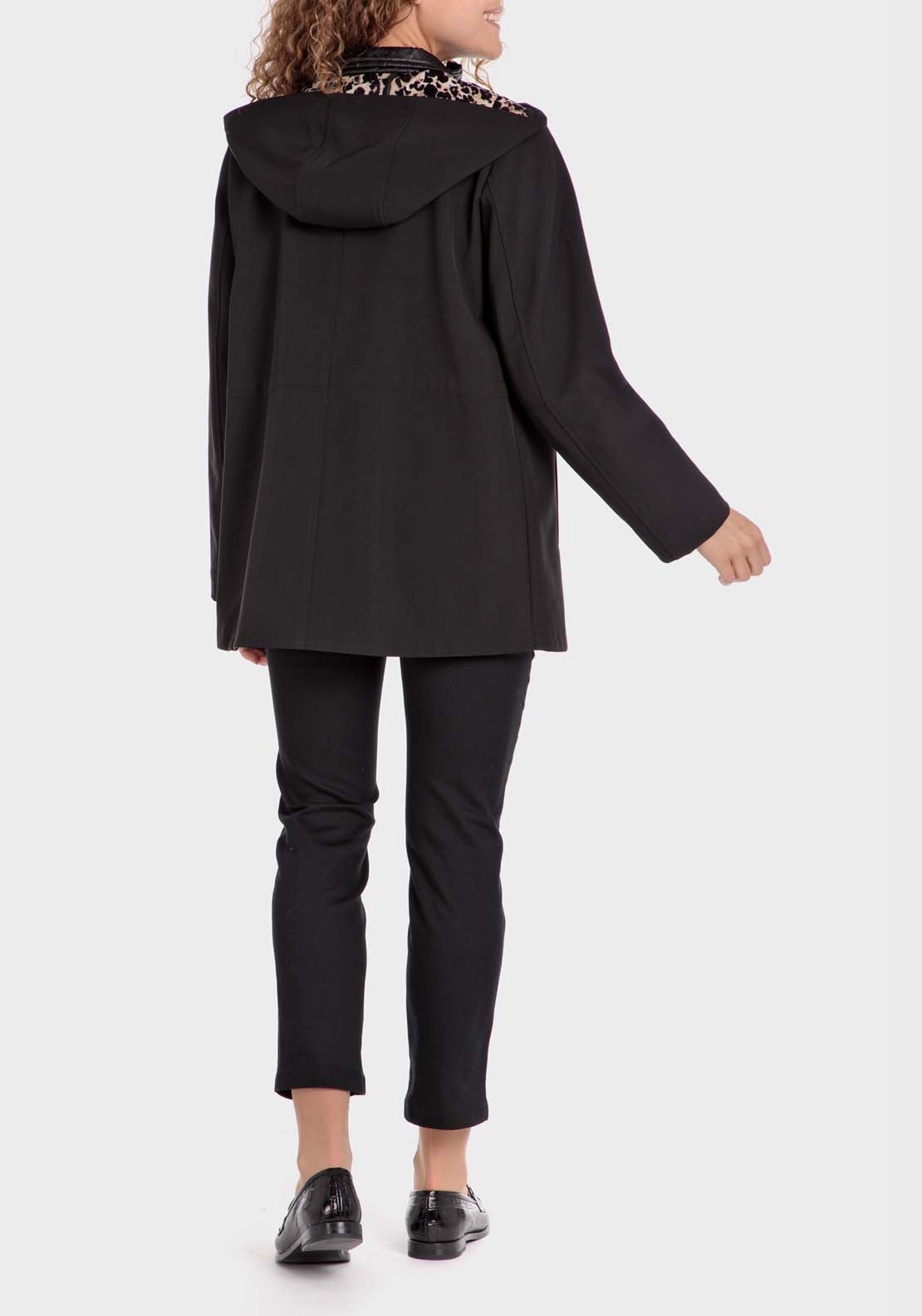 Punt Roma Parka With Hood - Black 4 Shaws Department Stores