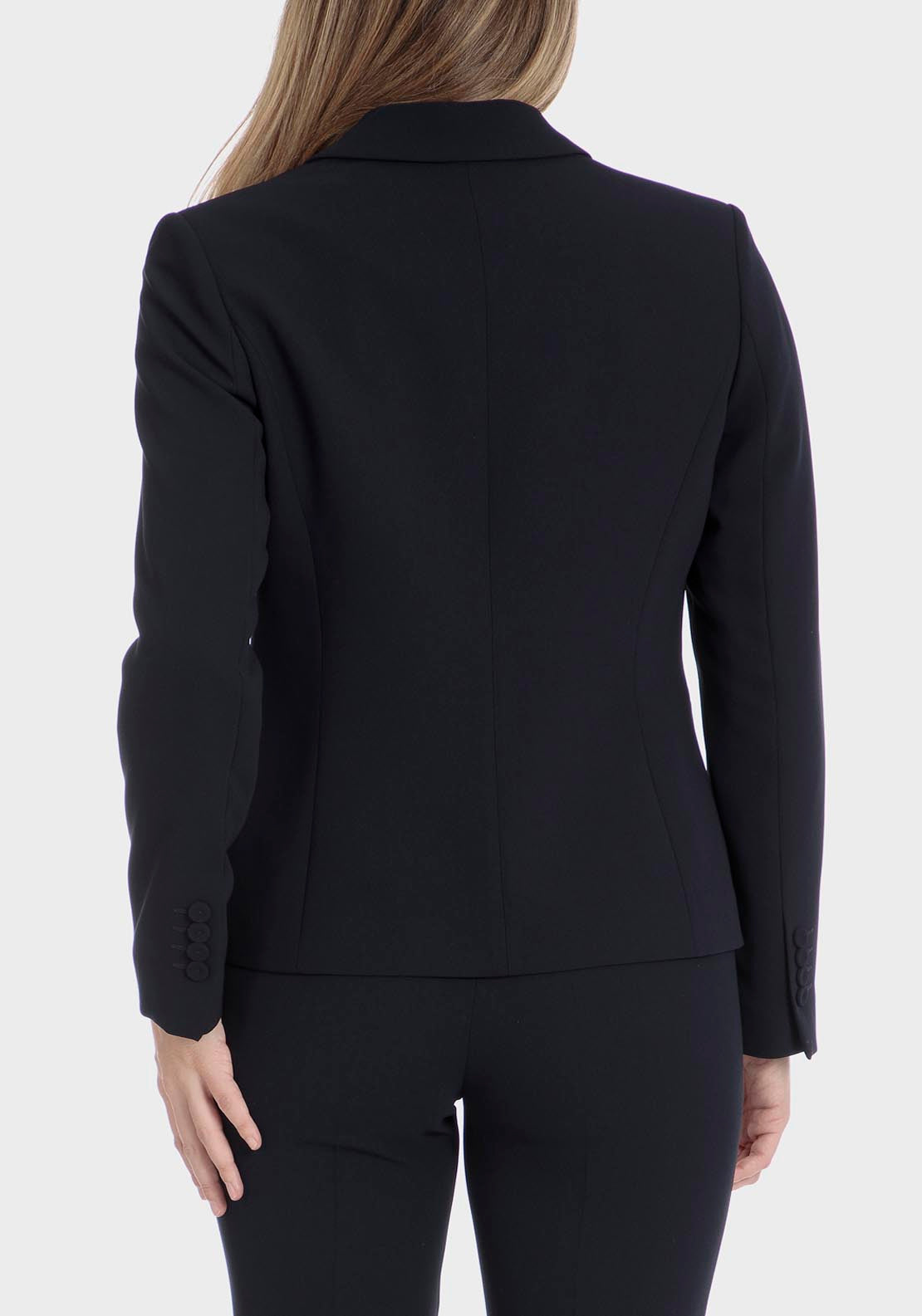 Punt Roma Crepe blazer - Blue / Navy 8 Shaws Department Stores
