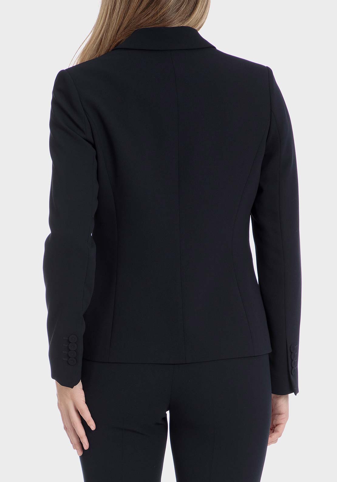 Punt Roma Crepe blazer - Blue / Navy 2 Shaws Department Stores
