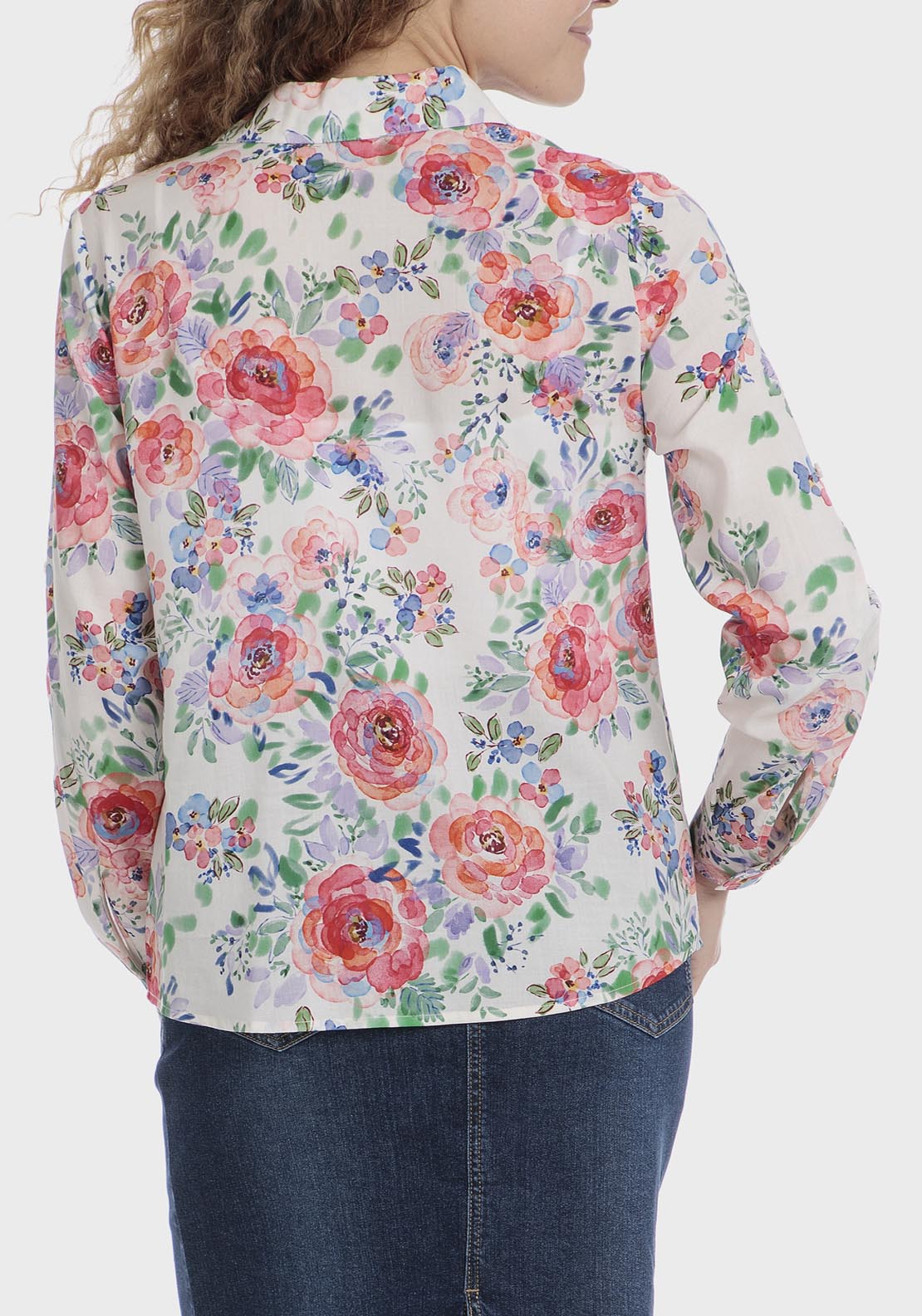 Punt Roma Floral shirt - Orange 6 Shaws Department Stores