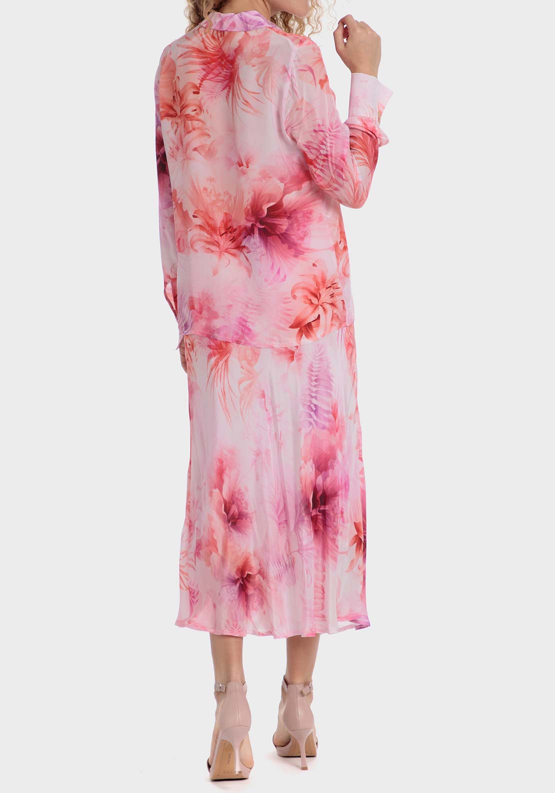 Punt Roma Printed shirt - Pink 4 Shaws Department Stores