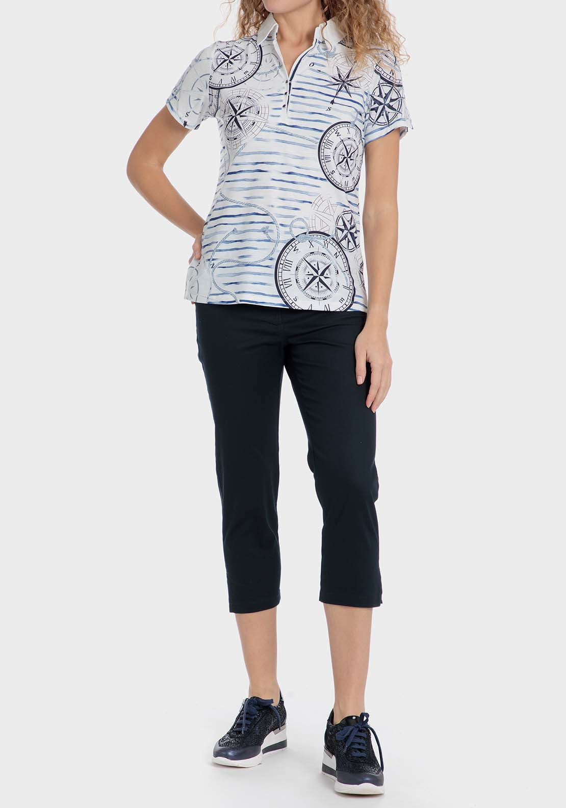 Punt Roma Navy polo - Blue / Navy 3 Shaws Department Stores