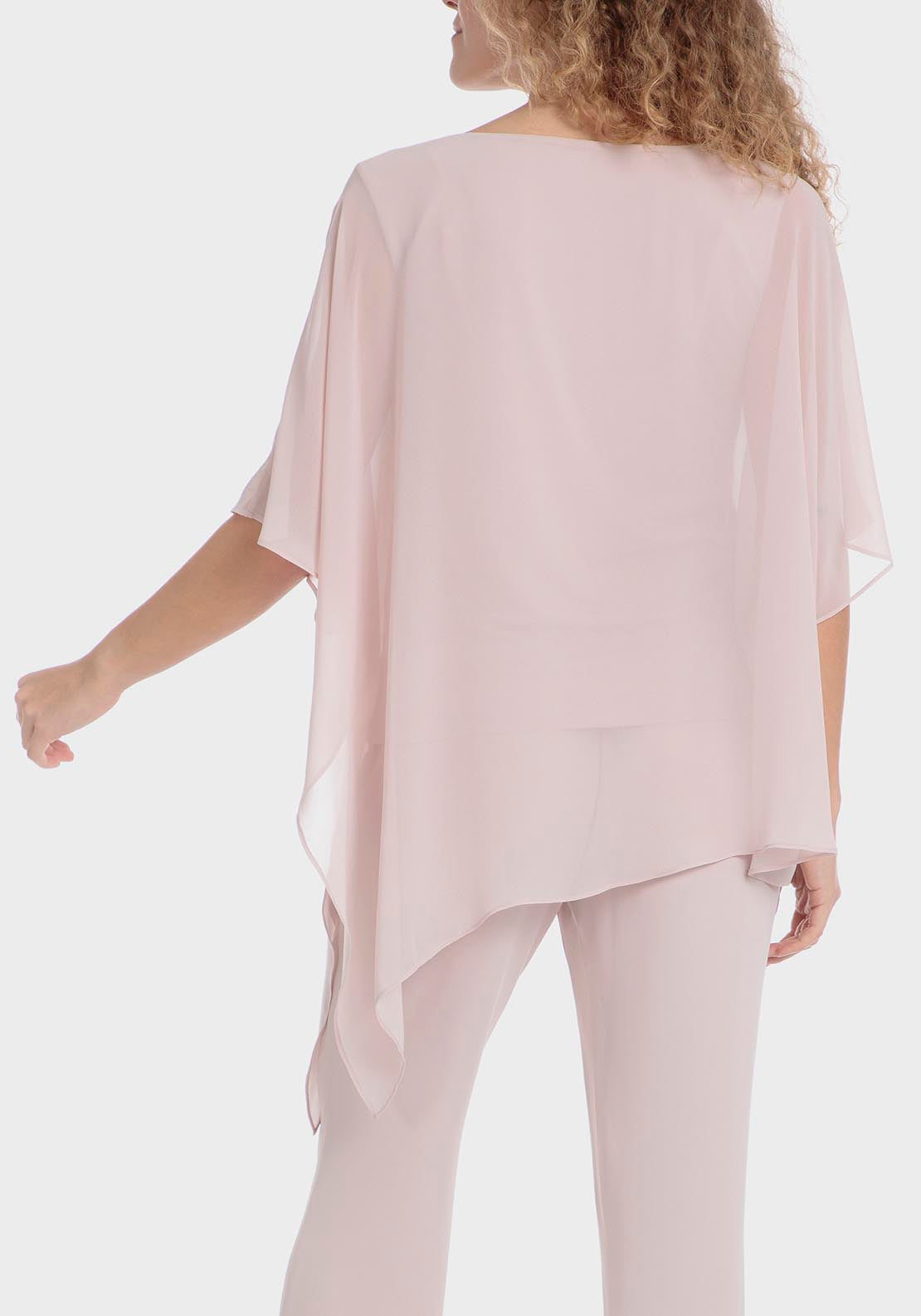 Punt Roma Blouse With Gemstones - Pink Powder 2 Shaws Department Stores