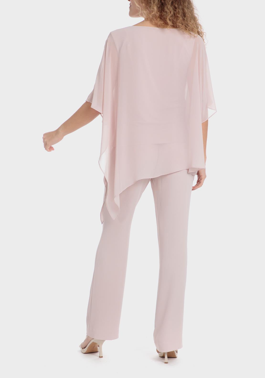 Punt Roma Blouse With Gemstones - Pink Powder 5 Shaws Department Stores