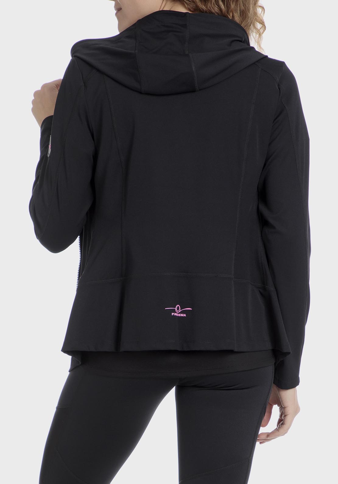 Punt Roma Hooded Sports Jacket - Black 2 Shaws Department Stores