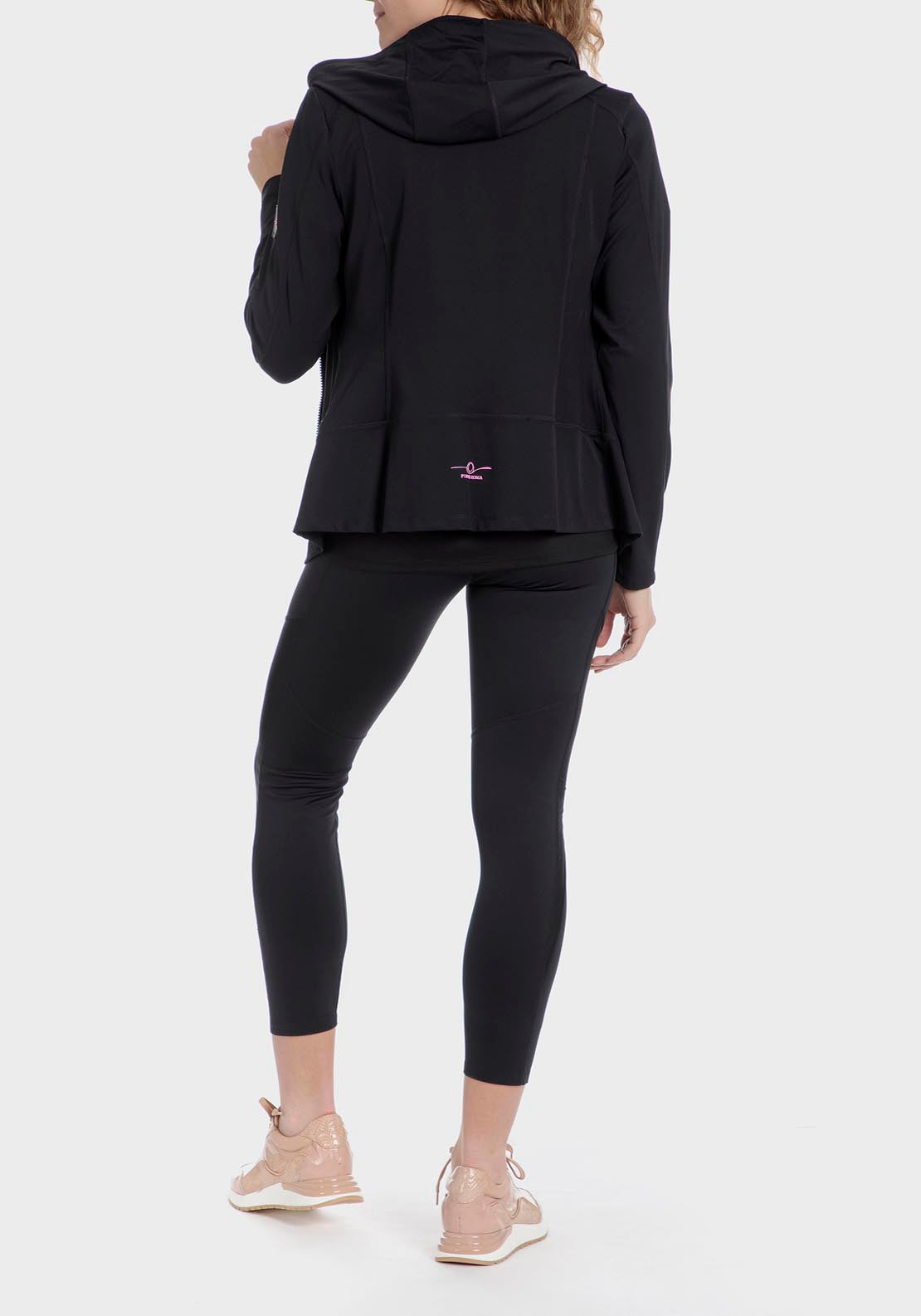 Punt Roma Hooded Sports Jacket - Black 4 Shaws Department Stores
