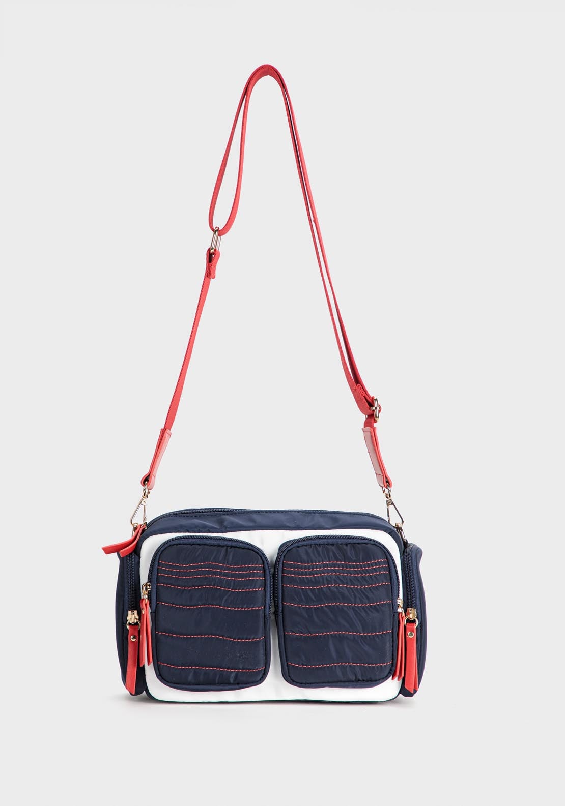 Punt Roma Shoulder Bag - Blue / Navy 1 Shaws Department Stores