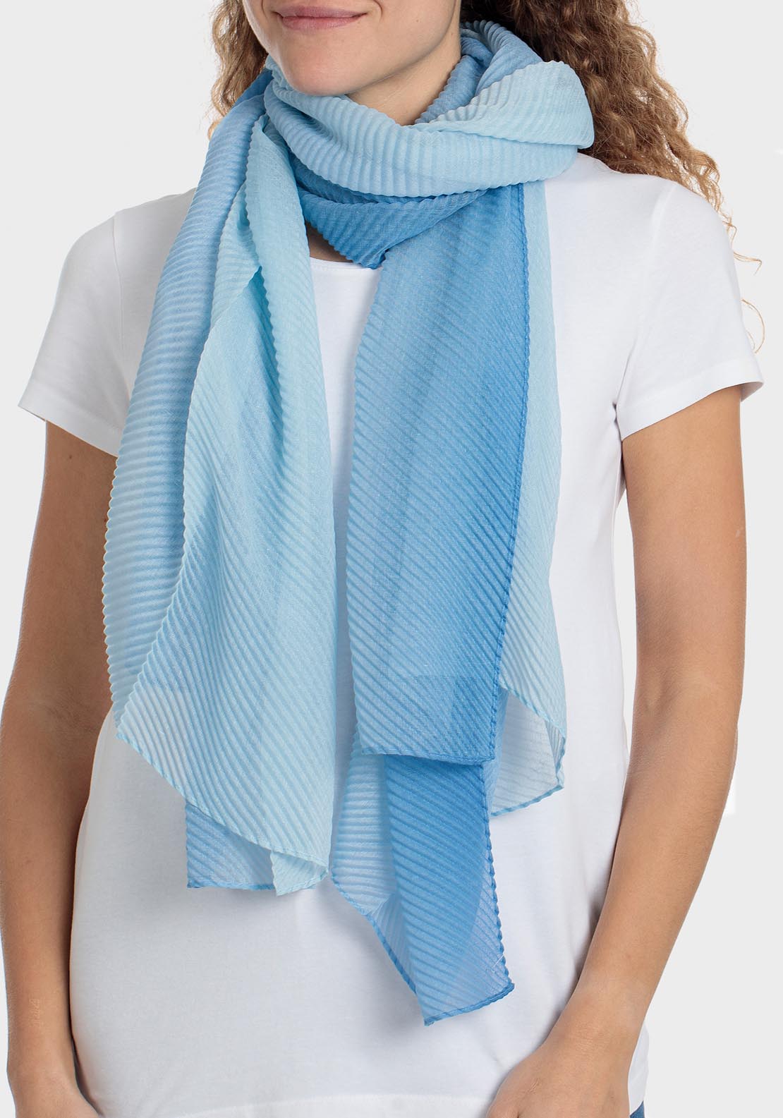 Punt Roma Scarf - Blue 1 Shaws Department Stores
