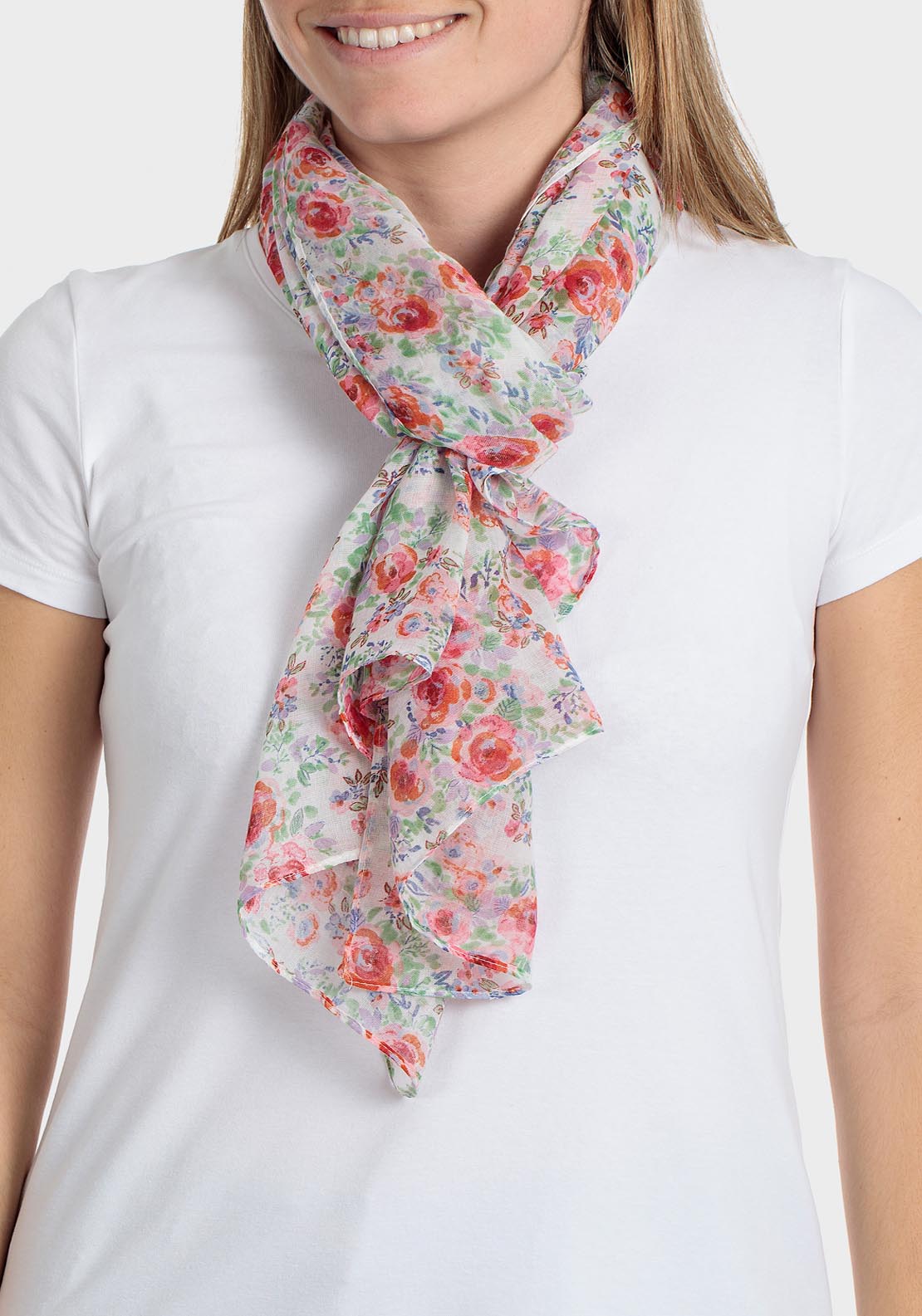 Punt Roma Scarf - Orange 1 Shaws Department Stores