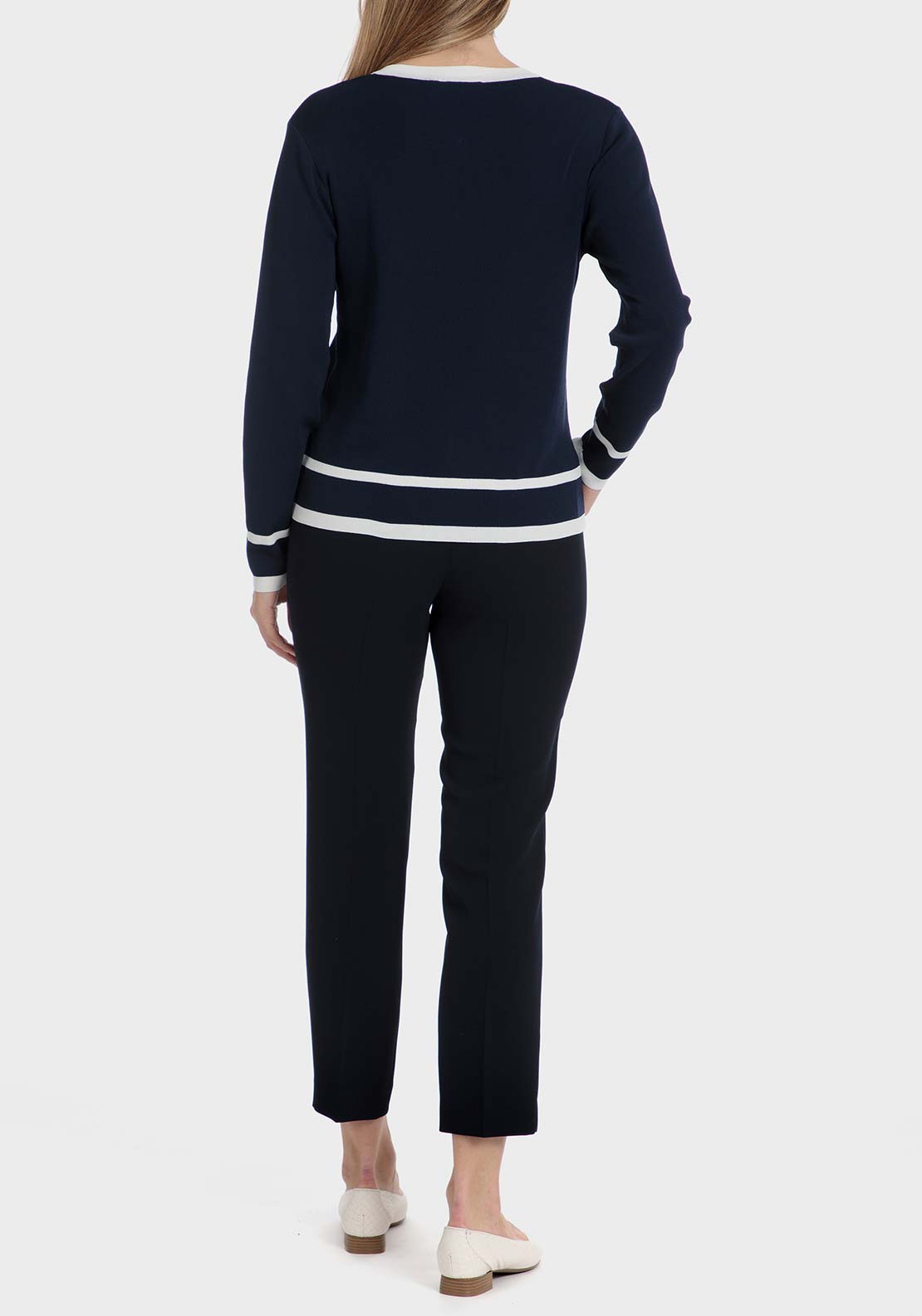 Punt Roma Two-tone jacket - Blue / Navy 4 Shaws Department Stores