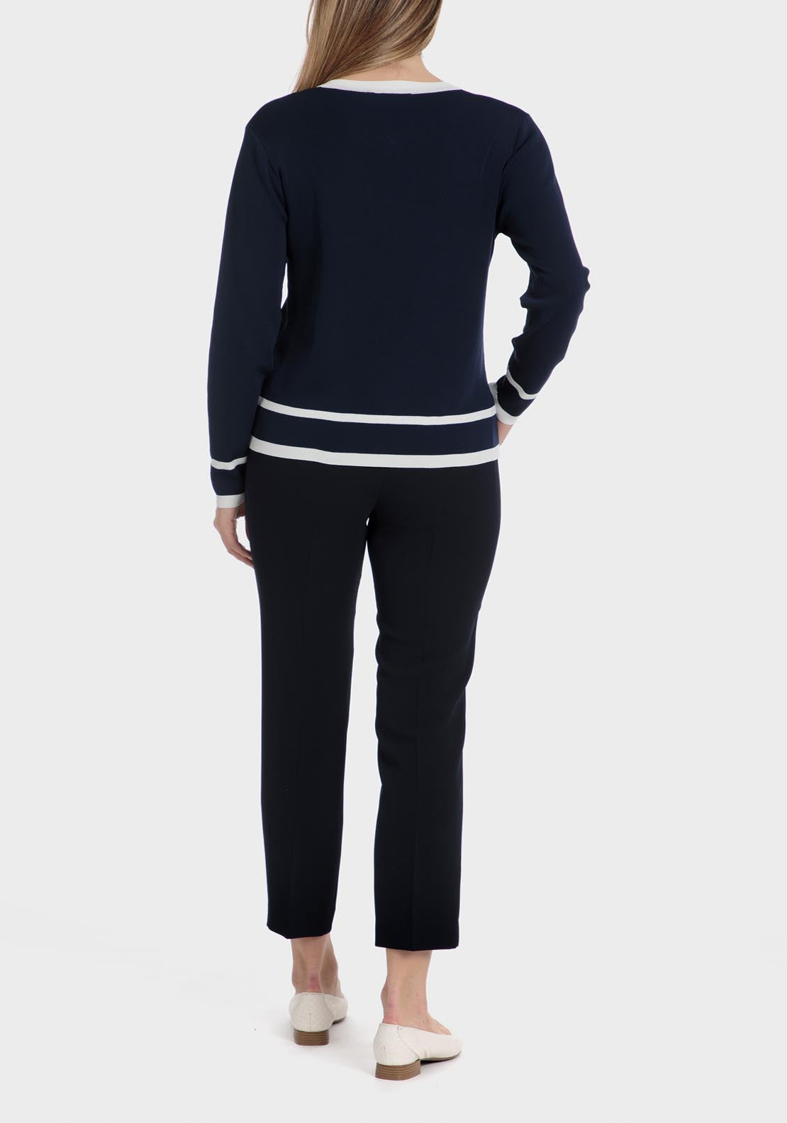Punt Roma Two-tone jacket - Blue / Navy 6 Shaws Department Stores