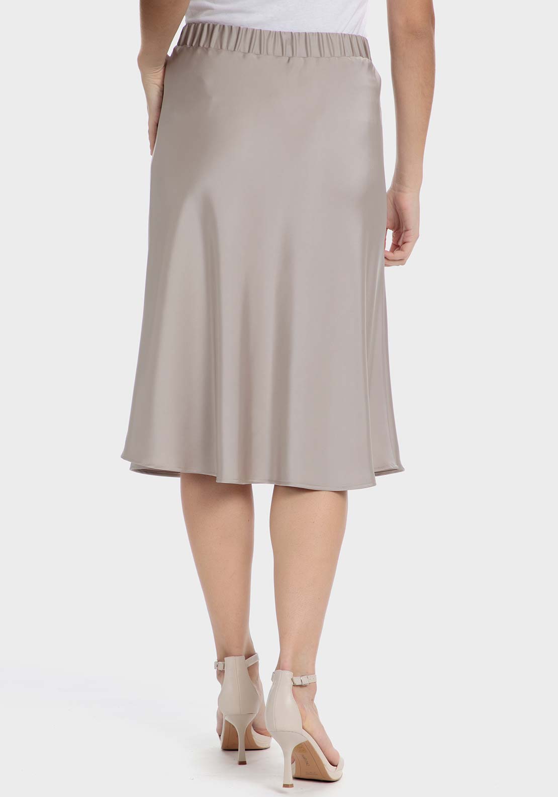 Punt Roma Satin skirt - Sand 2 Shaws Department Stores