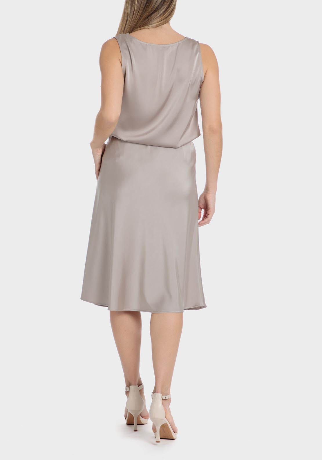 Punt Roma Satin skirt - Sand 5 Shaws Department Stores