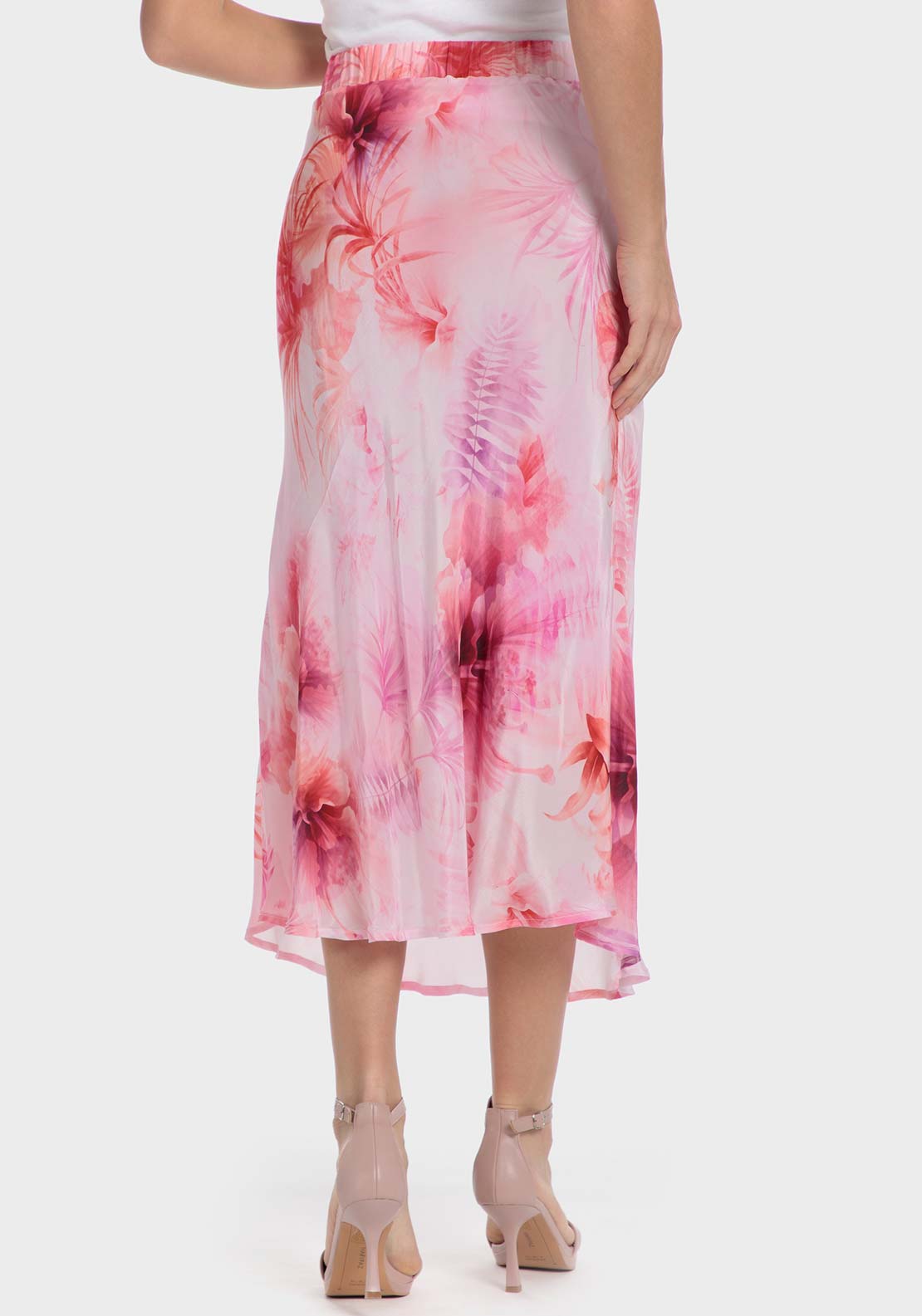 Punt Roma Printed skirt - Pink 2 Shaws Department Stores