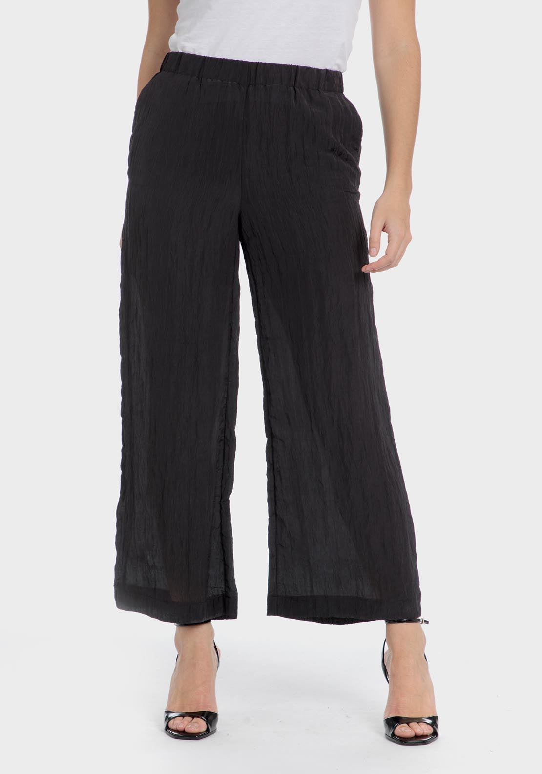 Punt Roma Black Trousers - Black 2 Shaws Department Stores