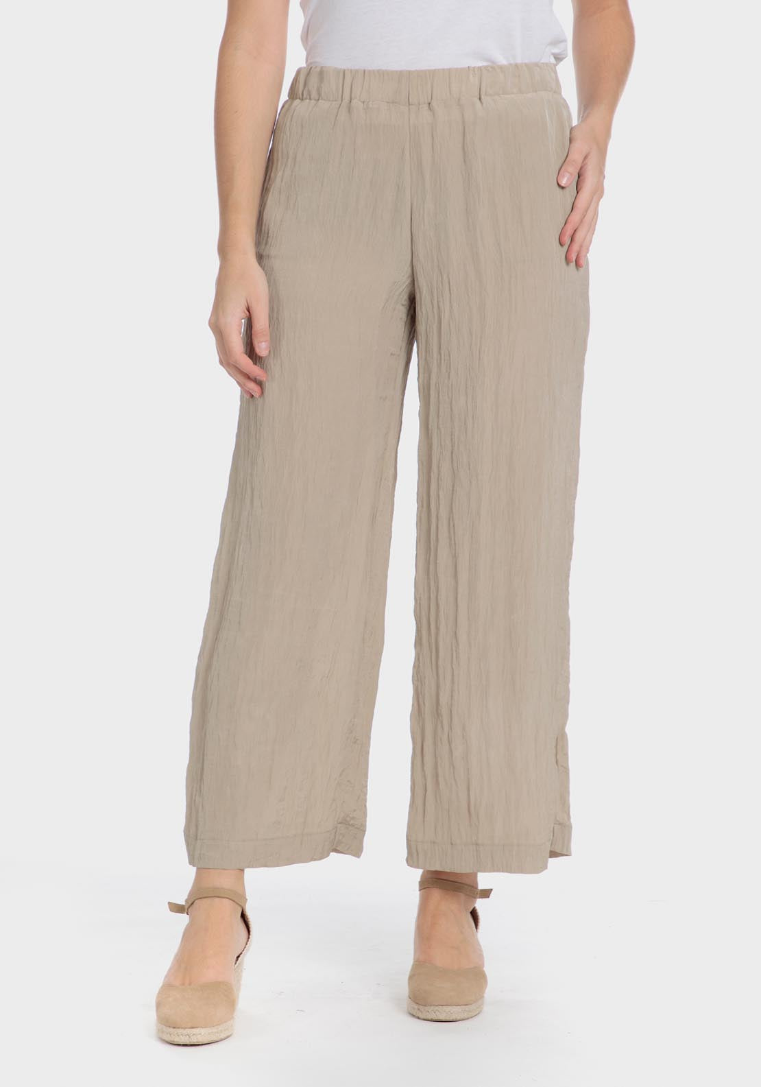 Punt Roma Fantasy Trousers - Beige 3 Shaws Department Stores