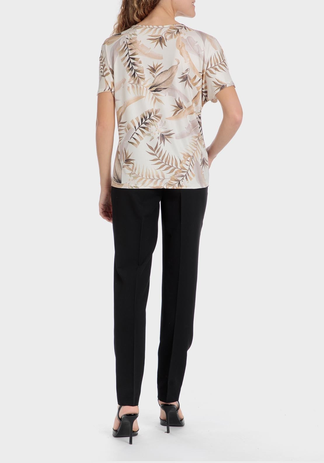 Punt Roma Viscose trousers - Black 6 Shaws Department Stores