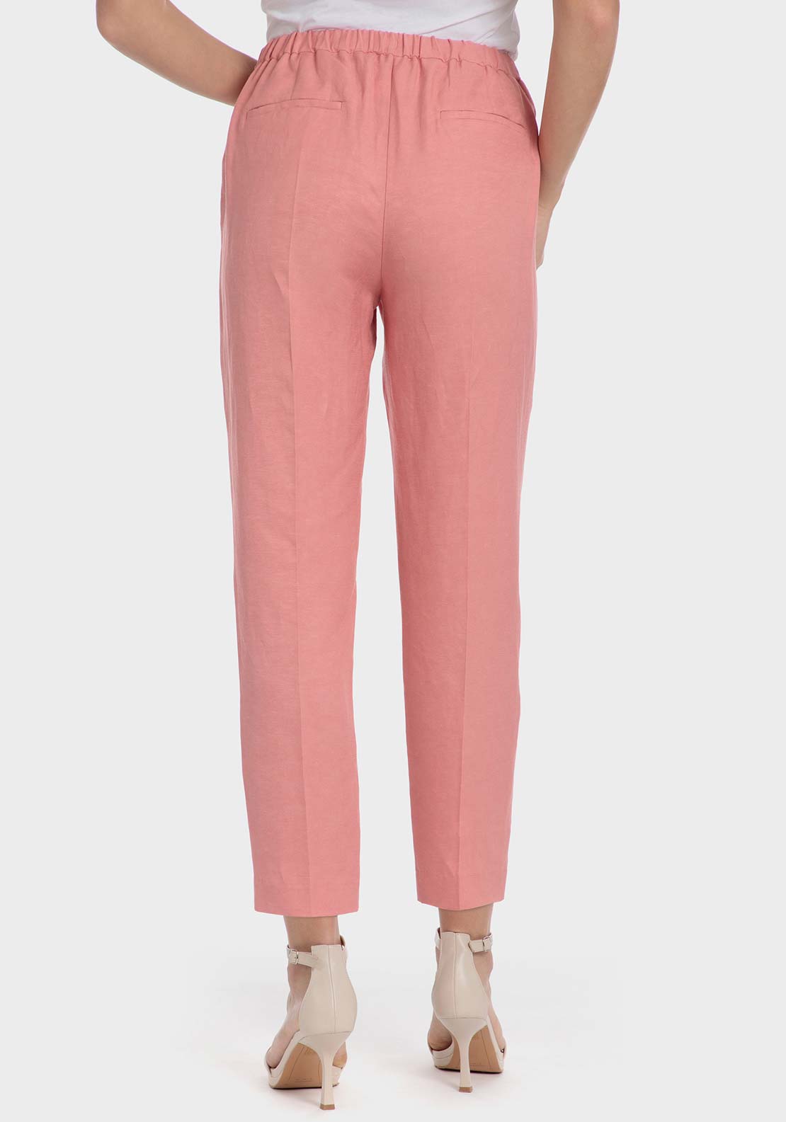 Punt Roma Pink trousers - Pink 3 Shaws Department Stores