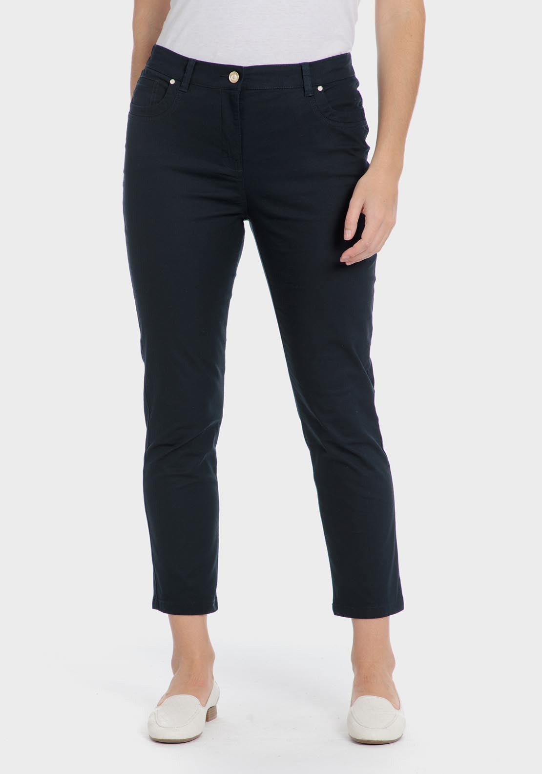Punt Roma Capri Trousers - Blue / Navy 1 Shaws Department Stores