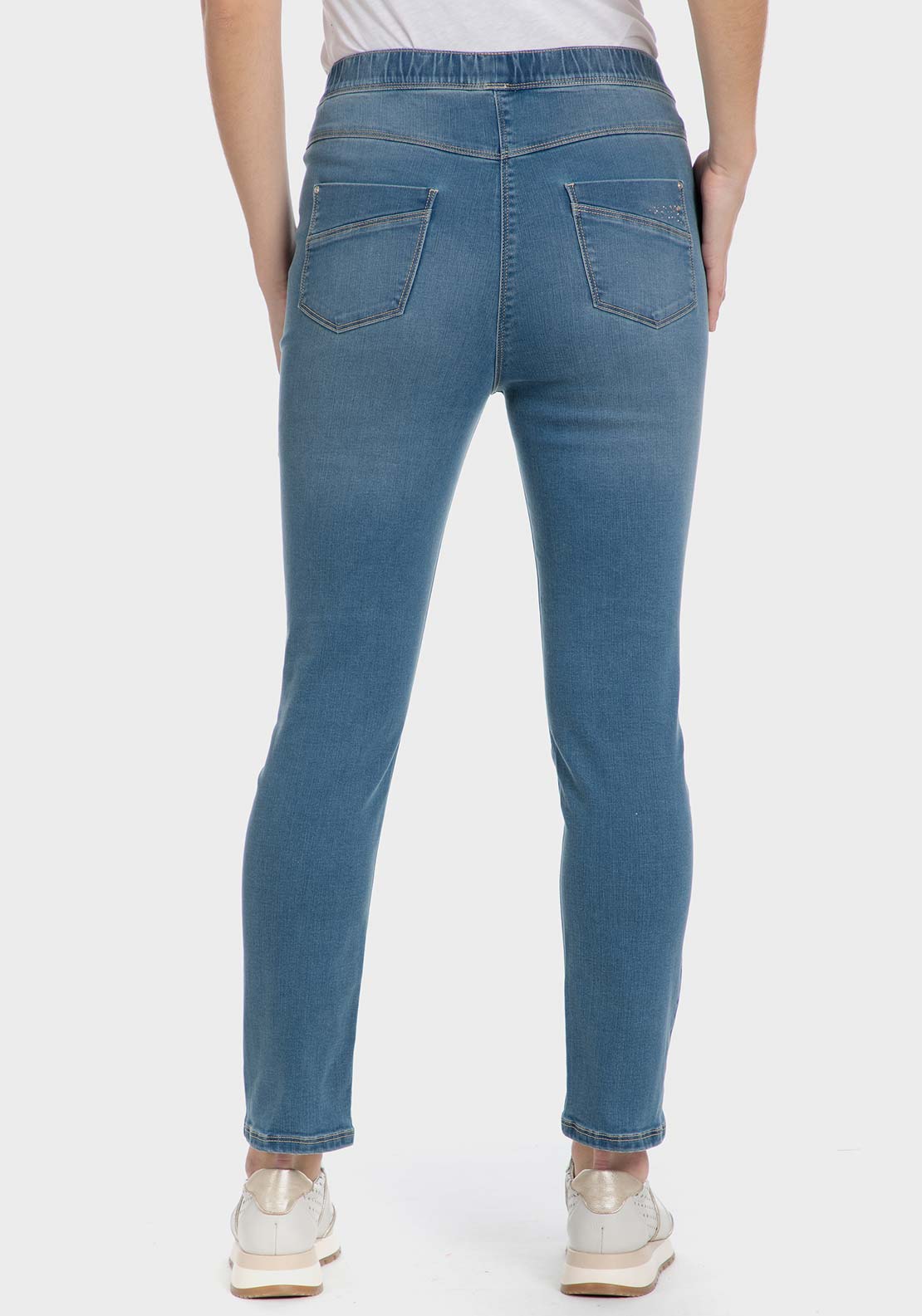 Punt Roma Super skinny trousers - Blue Light Denim 2 Shaws Department Stores