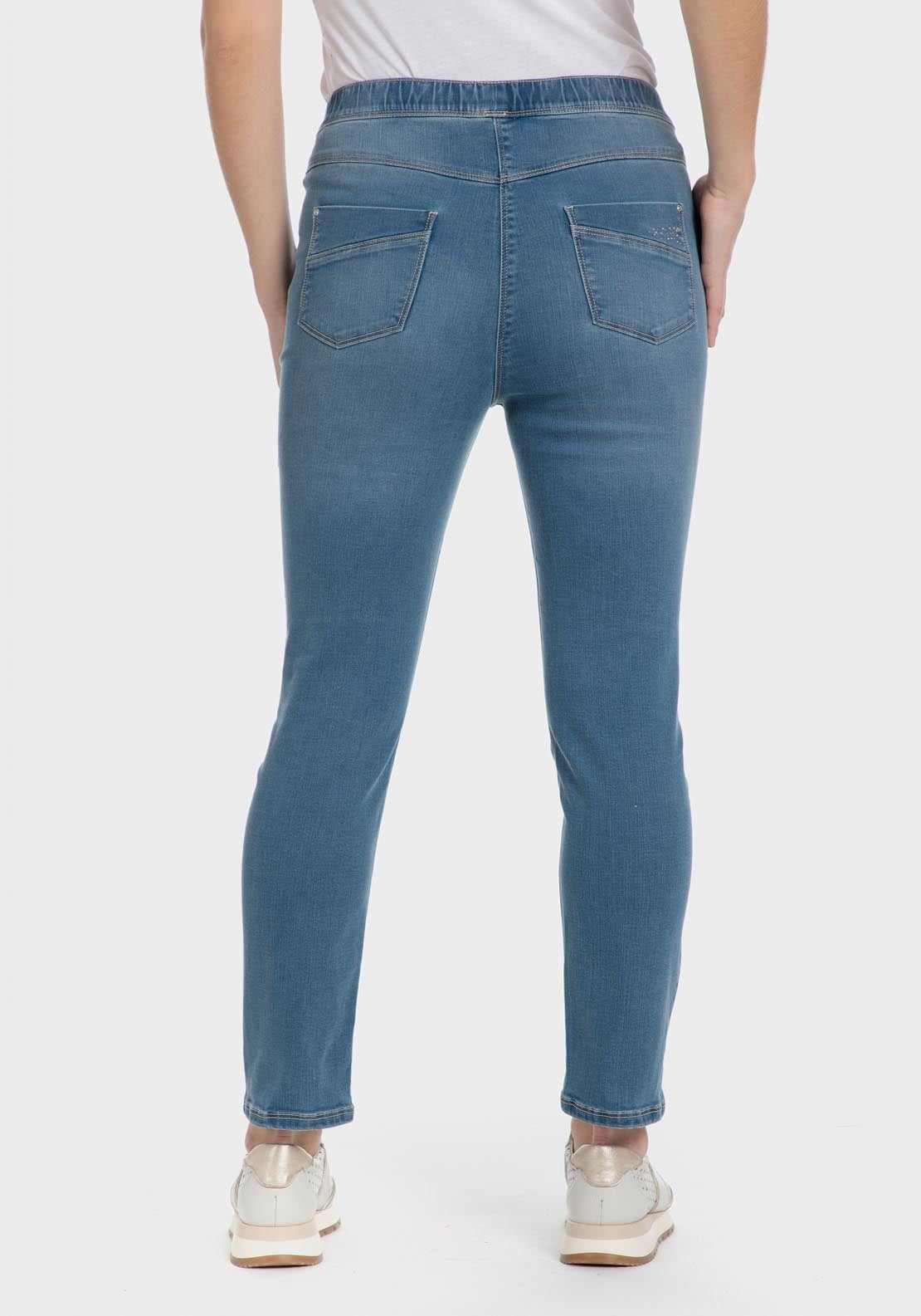 Punt Roma Super skinny trousers - Blue Light Denim 8 Shaws Department Stores