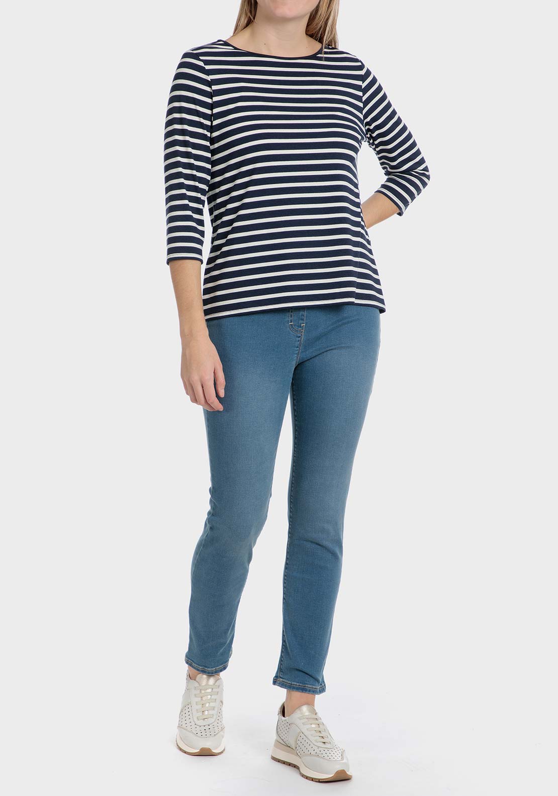 Punt Roma Super skinny trousers - Blue Light Denim 3 Shaws Department Stores