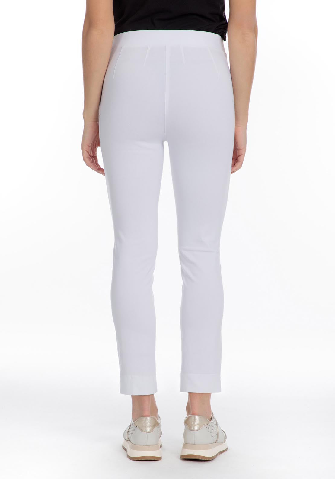 Punt Roma Capri trousers - White 5 Shaws Department Stores