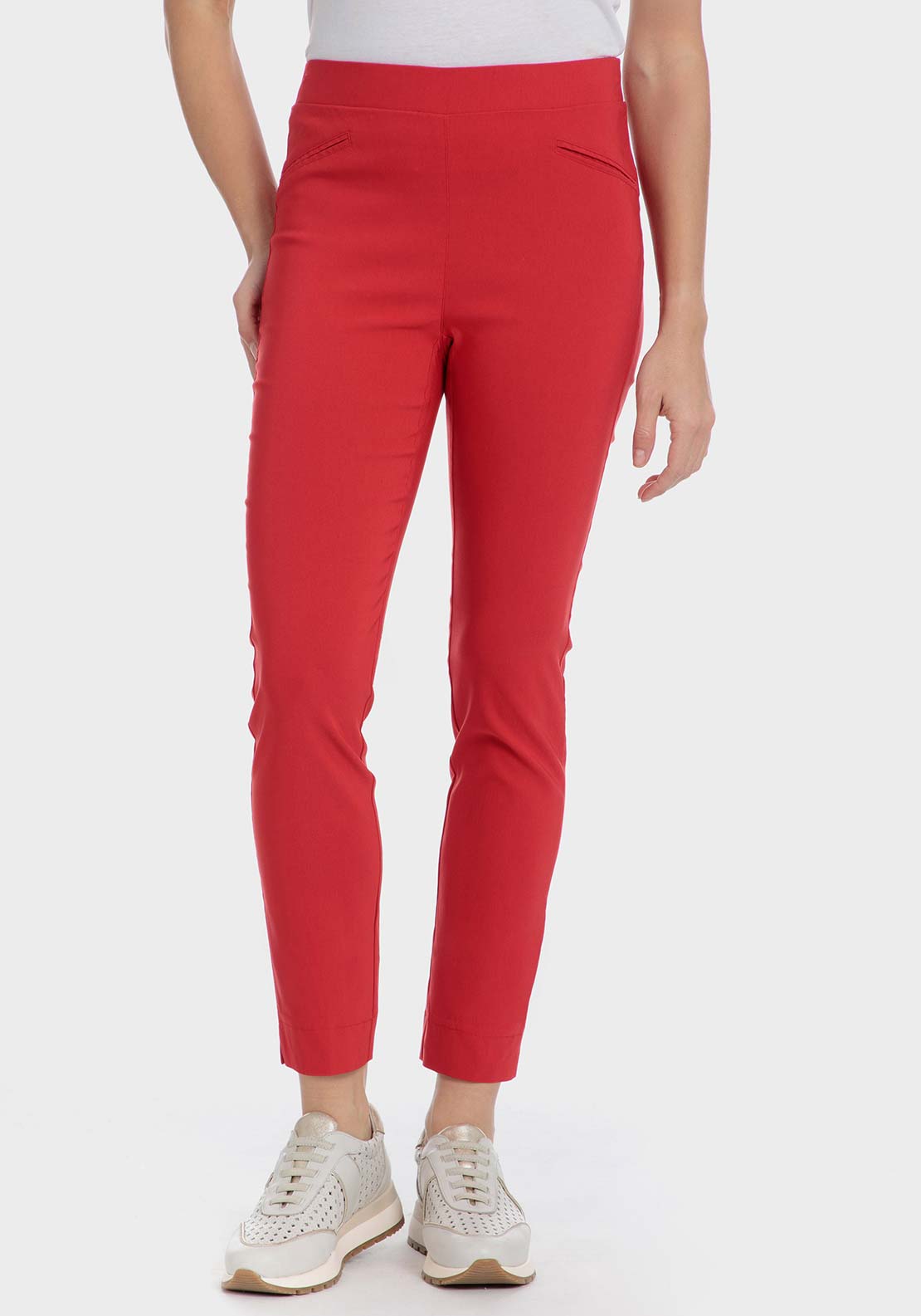 Punt Roma Capri trousers - Red 1 Shaws Department Stores