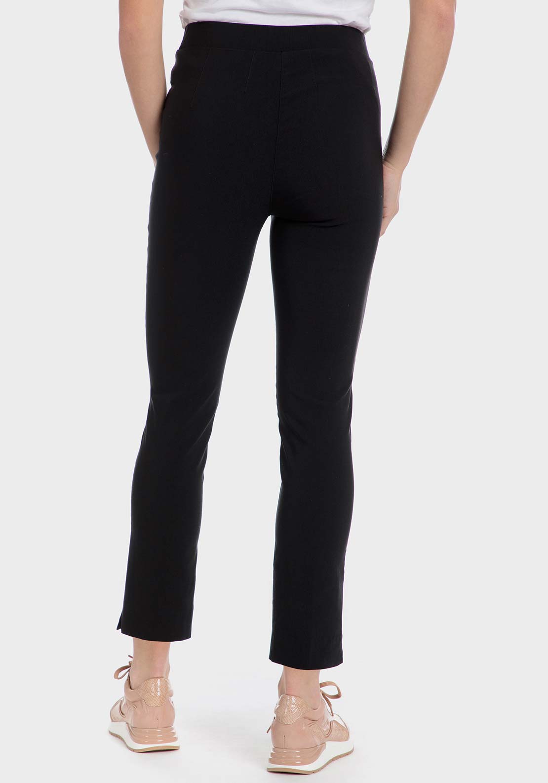 Punt Roma Capri trousers - Black 2 Shaws Department Stores