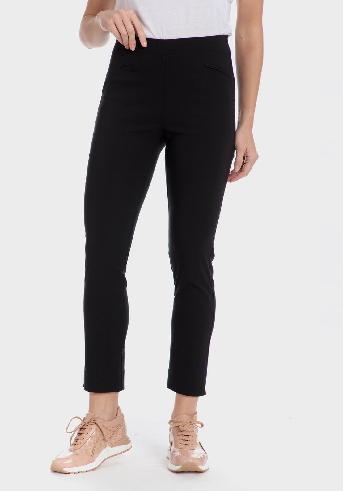 Punt Roma Capri trousers - Black 6 Shaws Department Stores