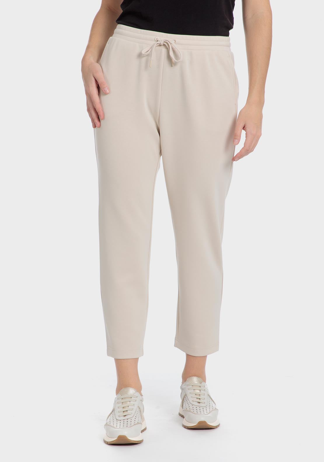 Punt Roma Beige Trousers - Beige 1 Shaws Department Stores
