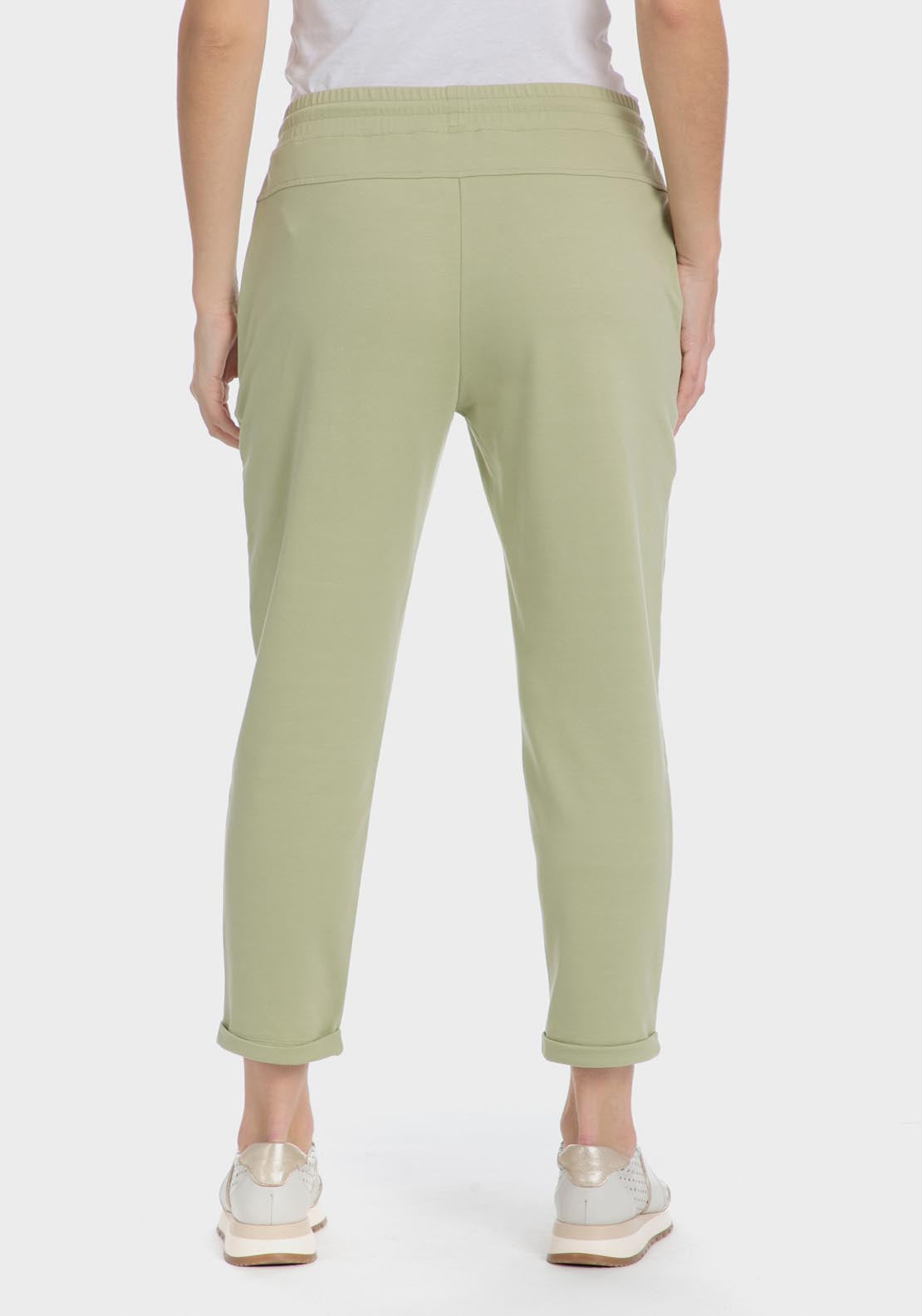 Punt Roma Comfy trousers - Green Sage 5 Shaws Department Stores