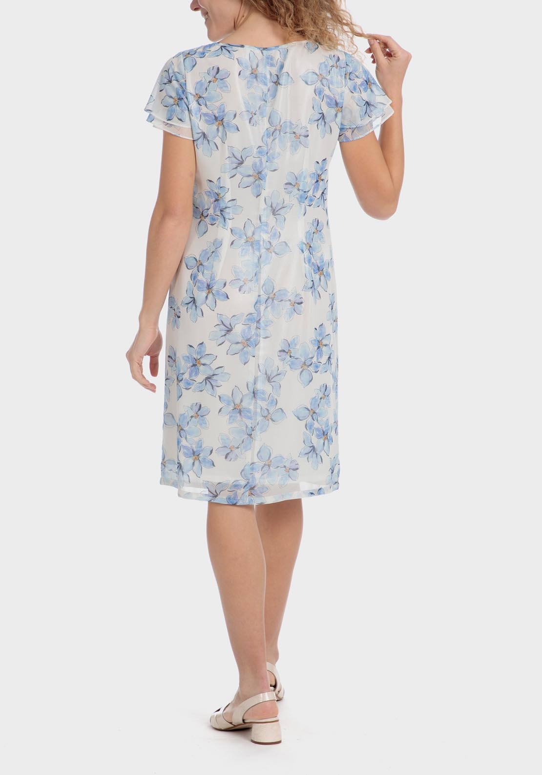 Punt Roma Floral print dress - Blue 4 Shaws Department Stores
