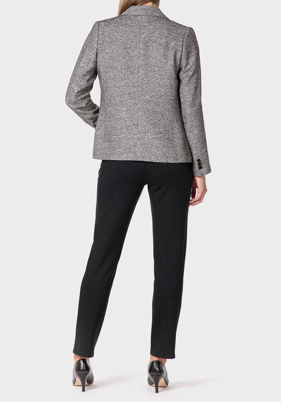 Punt Roma Sequins Blazer - Black 4 Shaws Department Stores