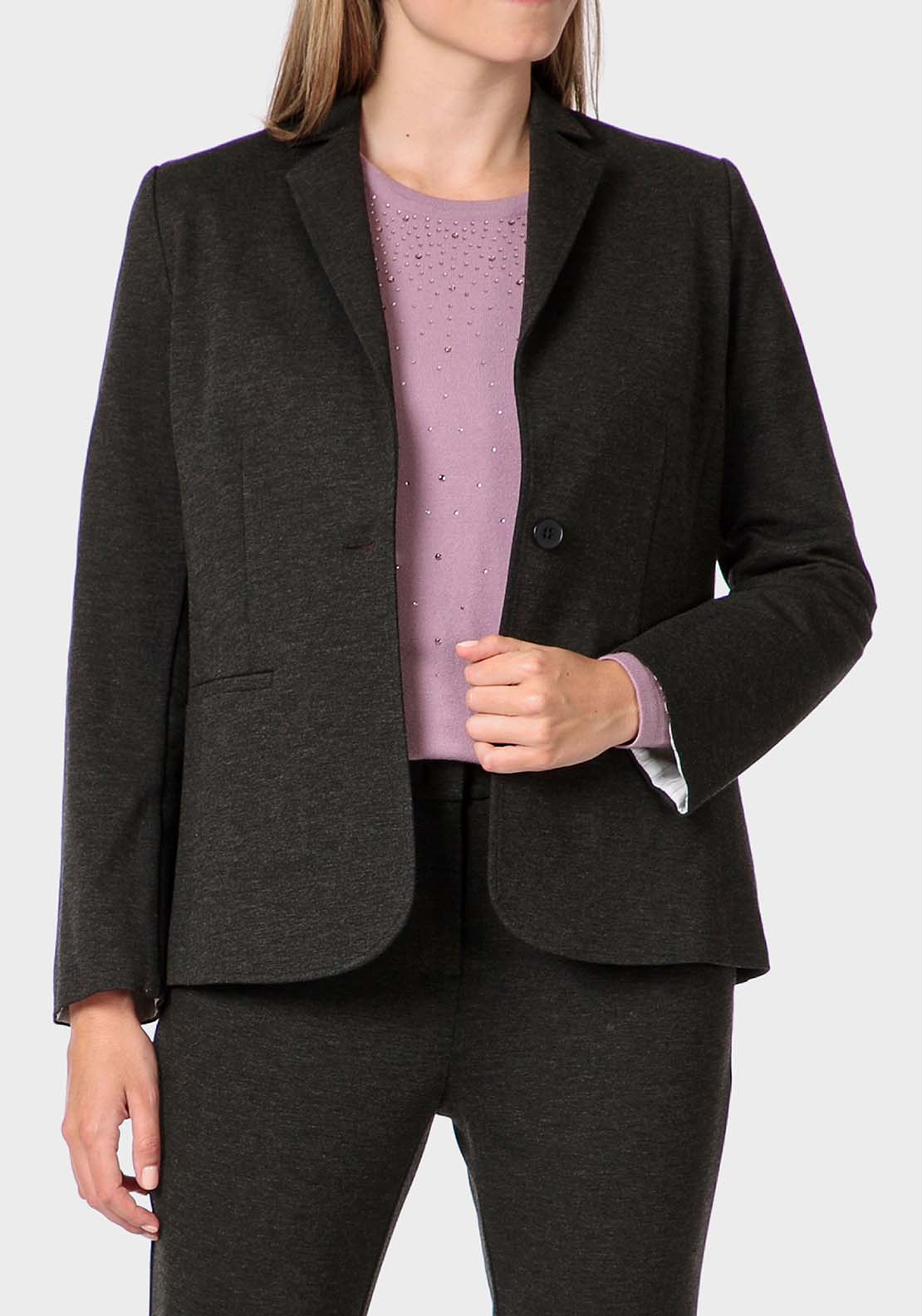 Punt Roma Ponte Di Roma Blazer - Grey 1 Shaws Department Stores