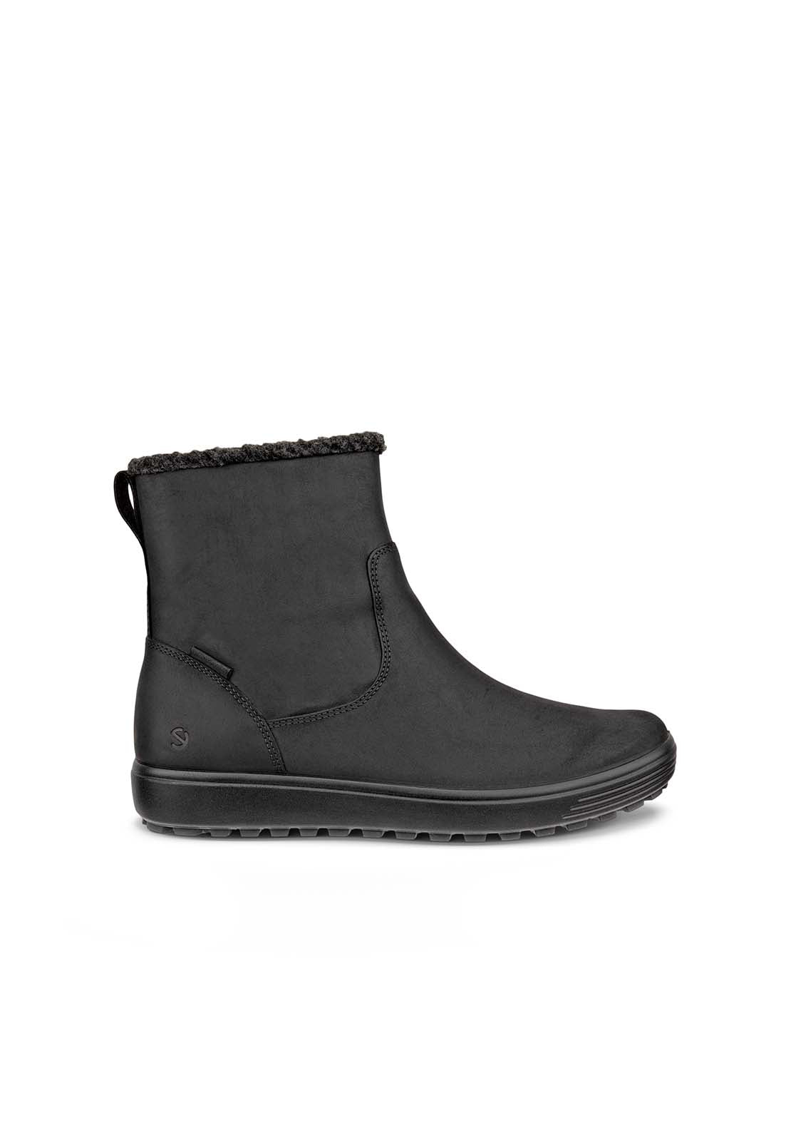 Ecco Soft 7 Tred Ankle Boot - Black 1 Shaws Department Stores