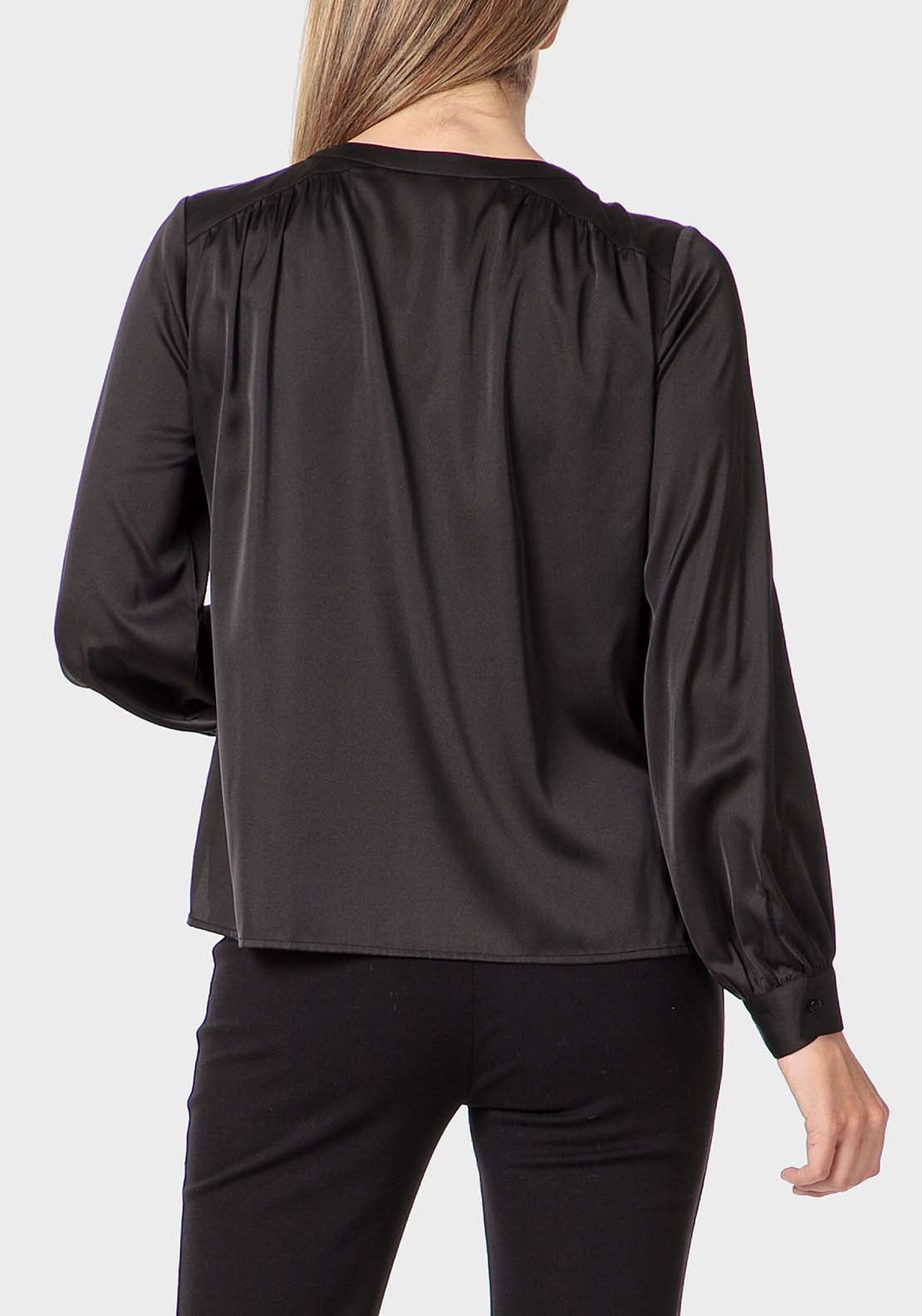 Punt Roma Black Blouse - Black 2 Shaws Department Stores