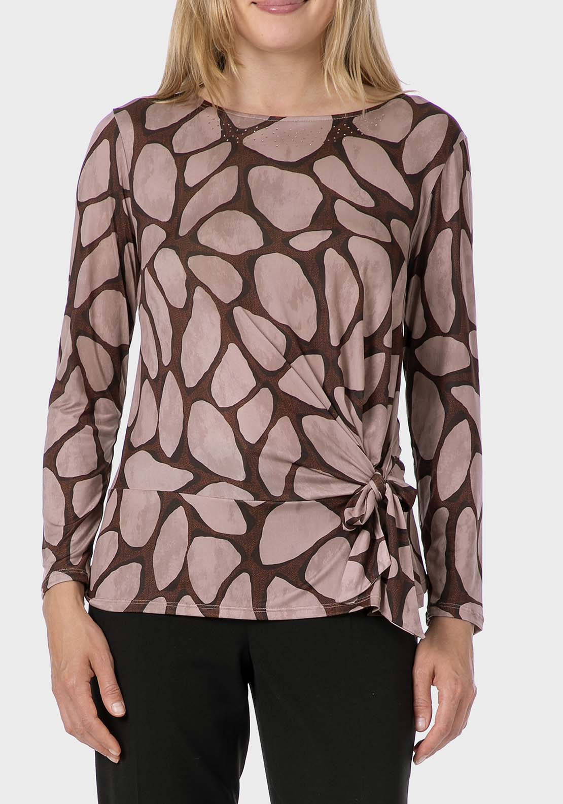 Printed T-Shirt - Brown