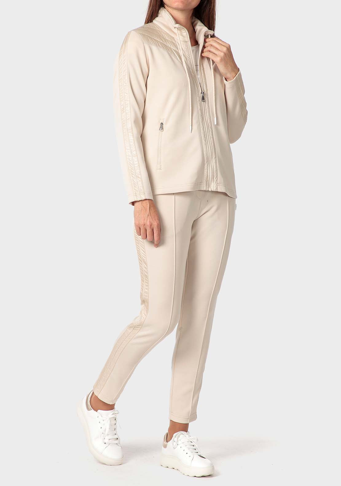 Punt Roma Padded Jacket - Beige Sand 3 Shaws Department Stores