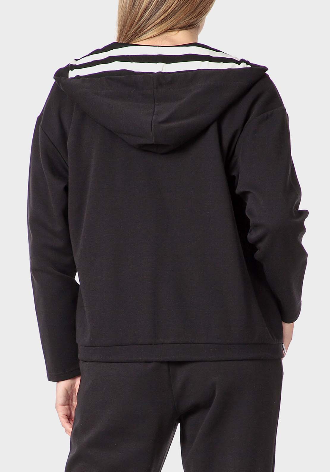 Punt Roma Hooded Jacket - Black 2 Shaws Department Stores