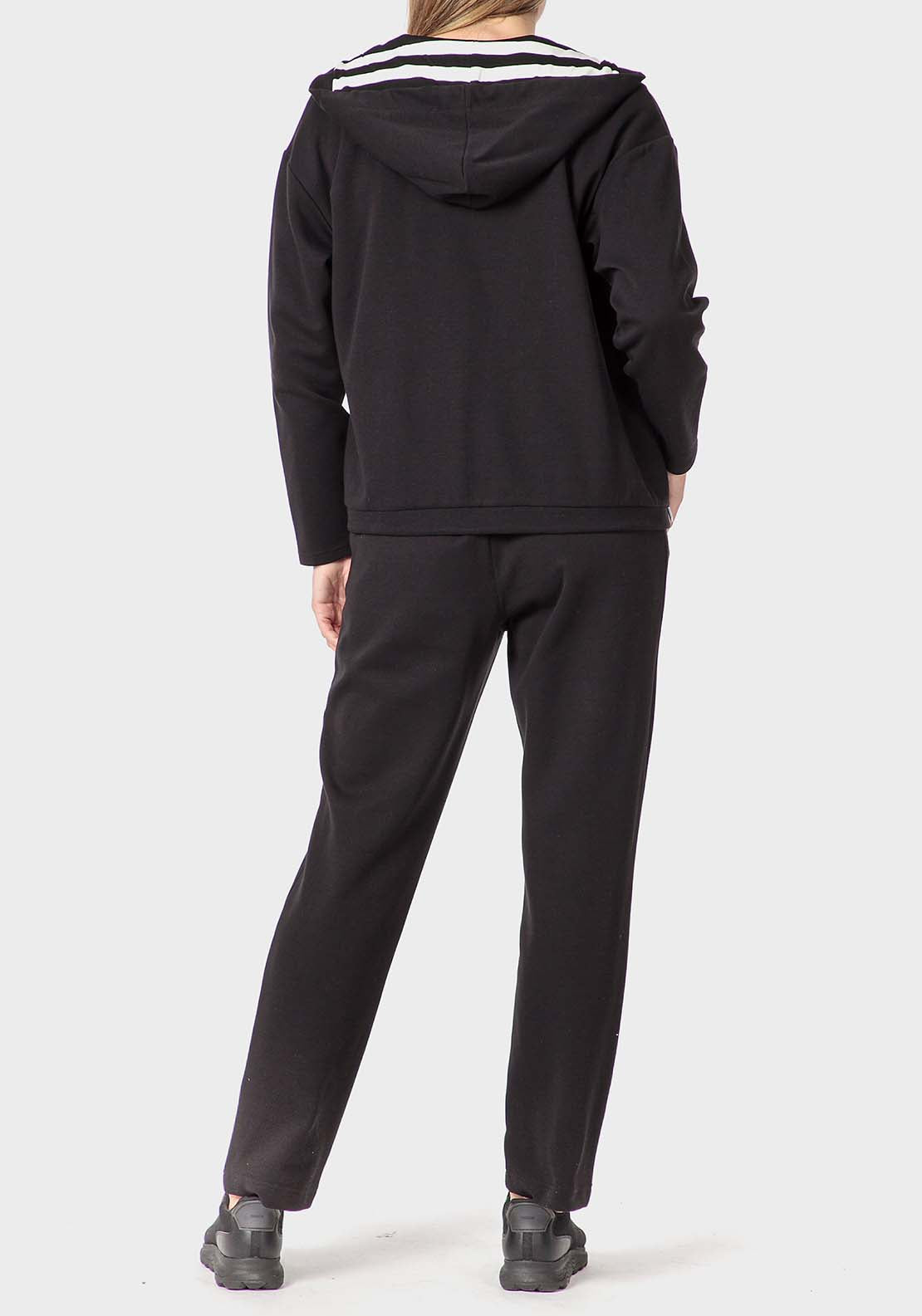 Punt Roma Hooded Jacket - Black 3 Shaws Department Stores