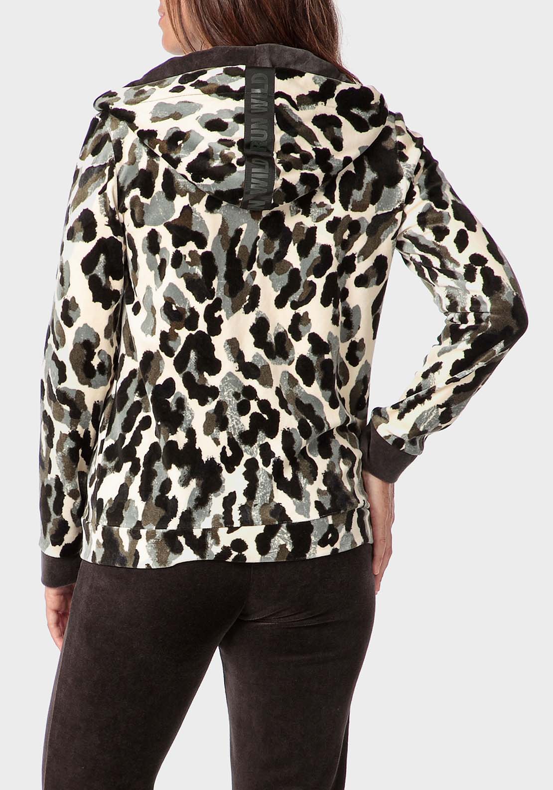 Punt Roma Printed Jacket - Green 2 Shaws Department Stores