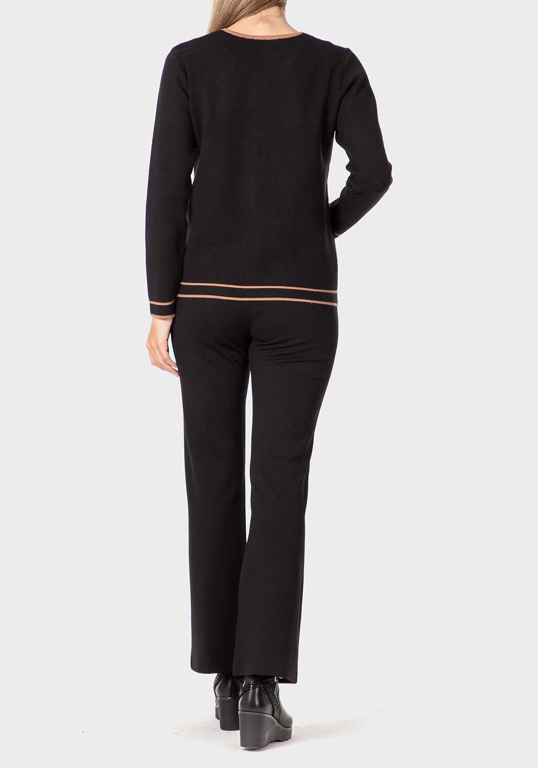 Punt Roma Two Tone Jacket - Black 4 Shaws Department Stores